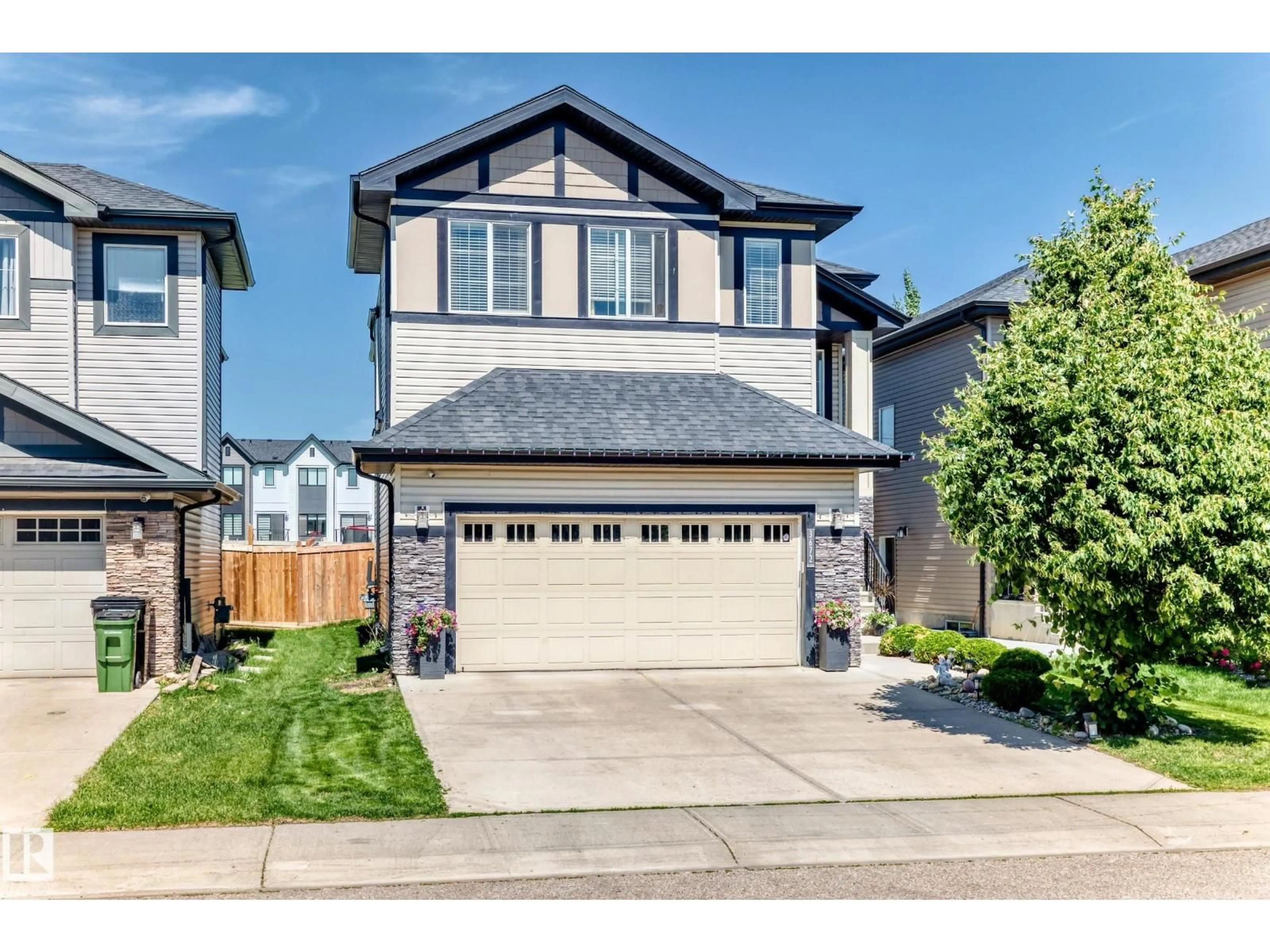 Home with vinyl exterior material, street for SW - 3672 CLAXTON PL, Edmonton Alberta T6W2K9