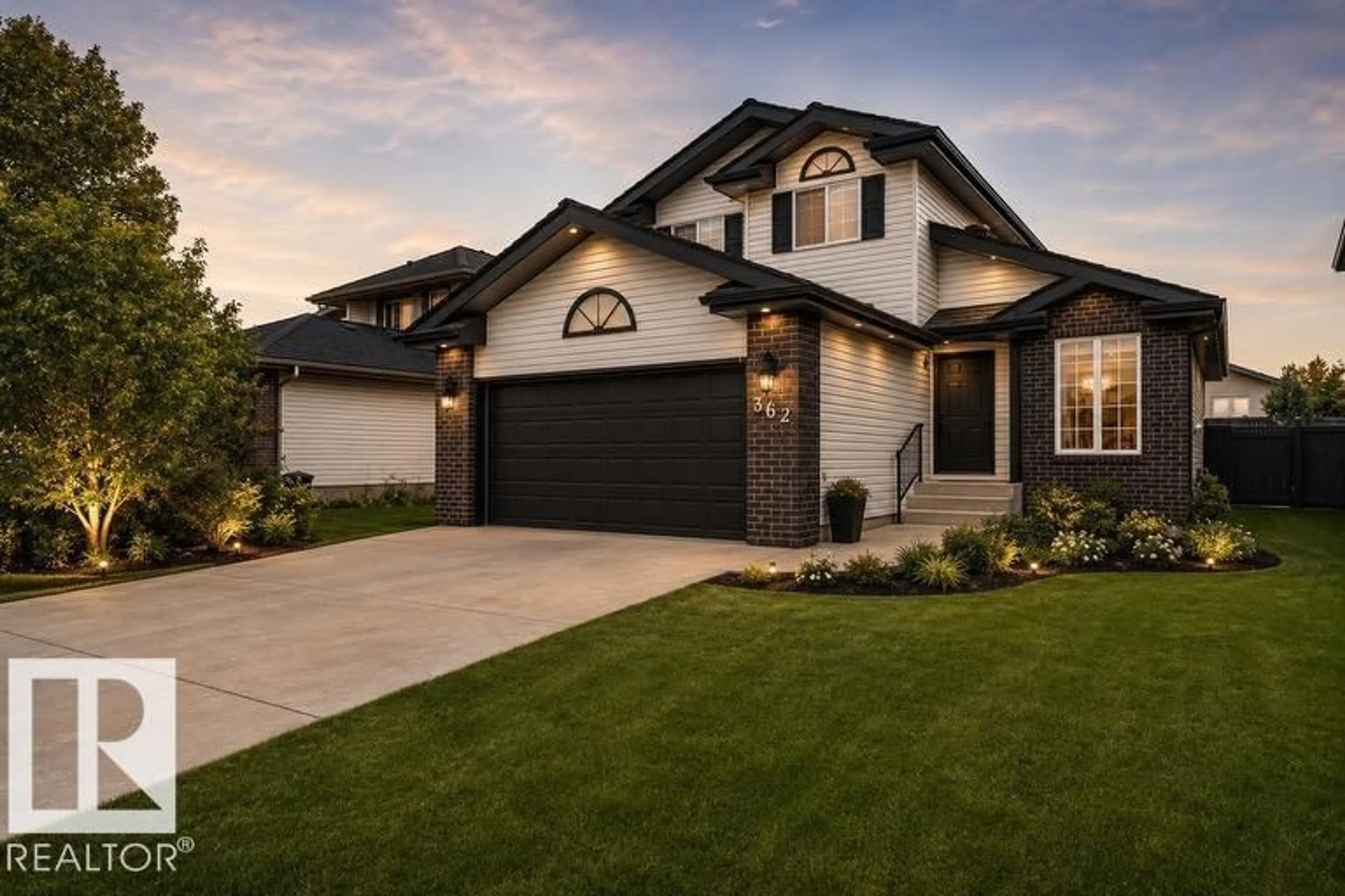 Home with brick exterior material, street for 362 BLACKBURN DR, Edmonton Alberta T6W1B8