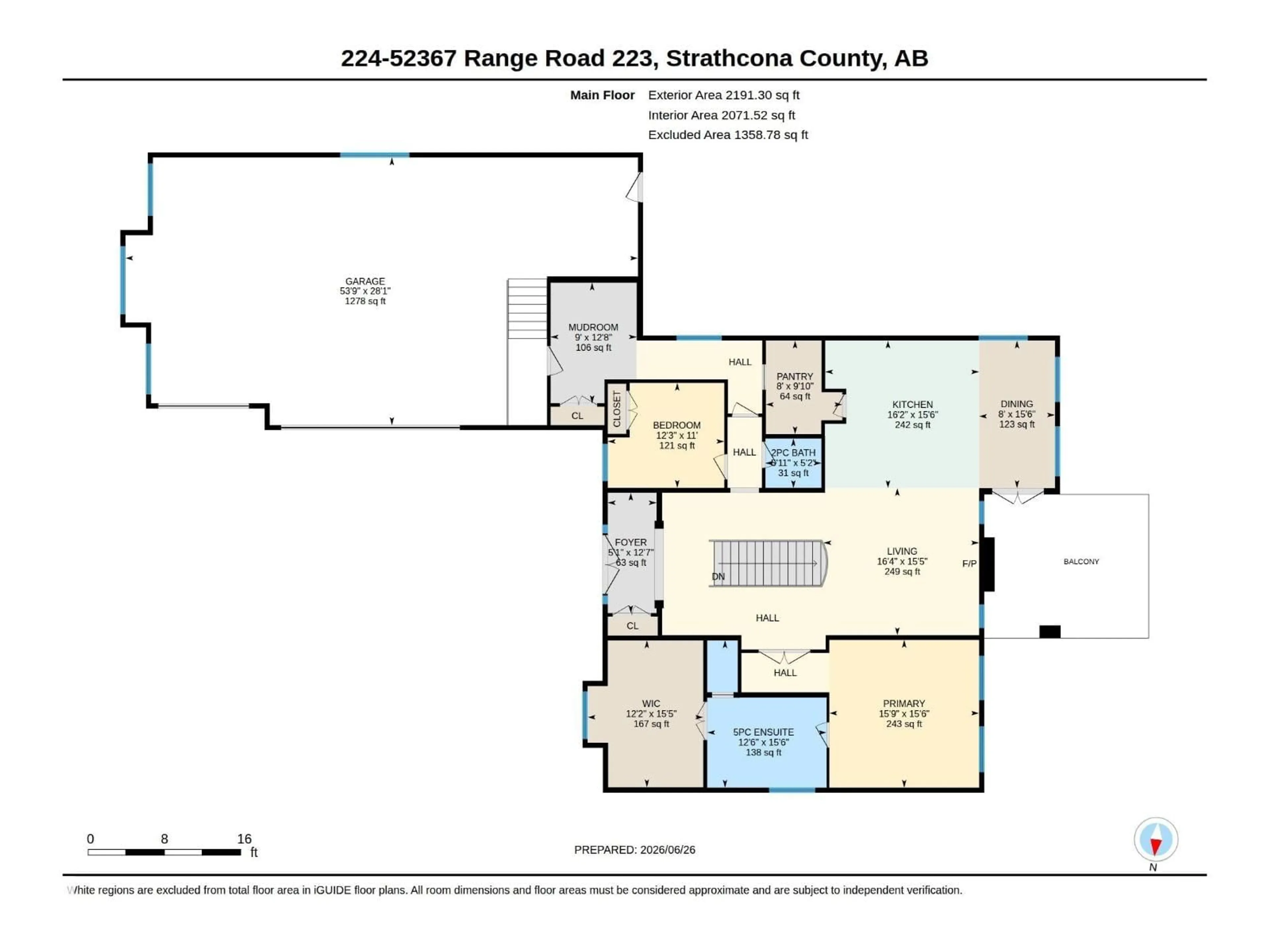 Floor plan for 52367 - 224 RGE ROAD 223, Rural Strathcona County Alberta T8C1A8