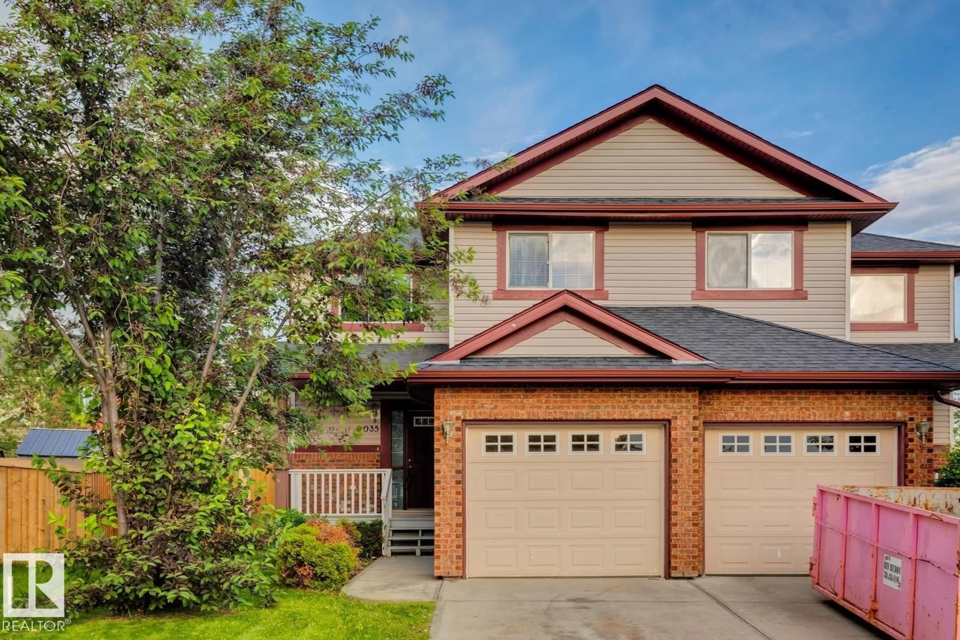 Home with brick exterior material, street for 9035 SCOTT CR, Edmonton Alberta T6R0E8