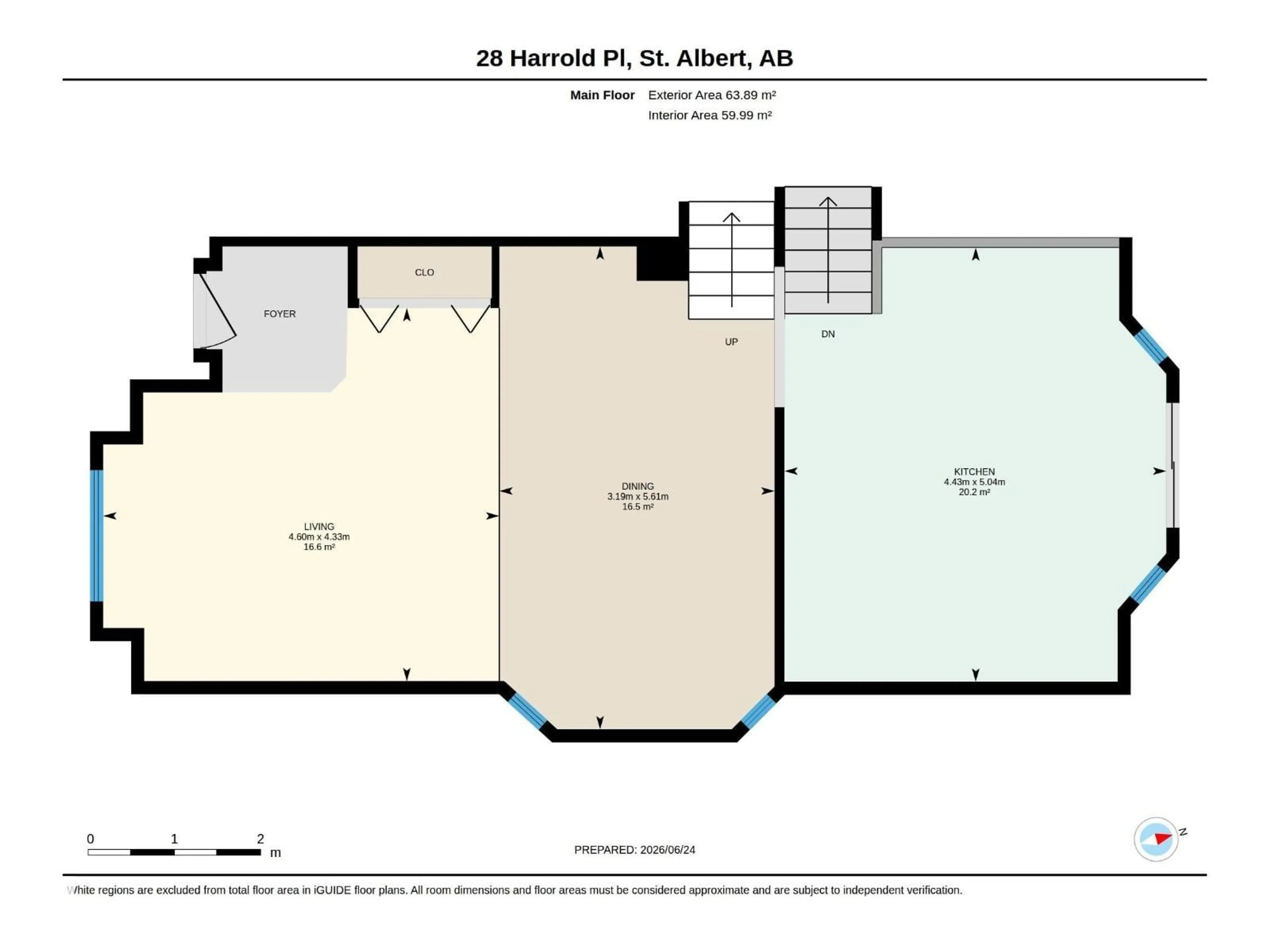 Floor plan for 28 HARROLD PL, St. Albert Alberta T8N5P8