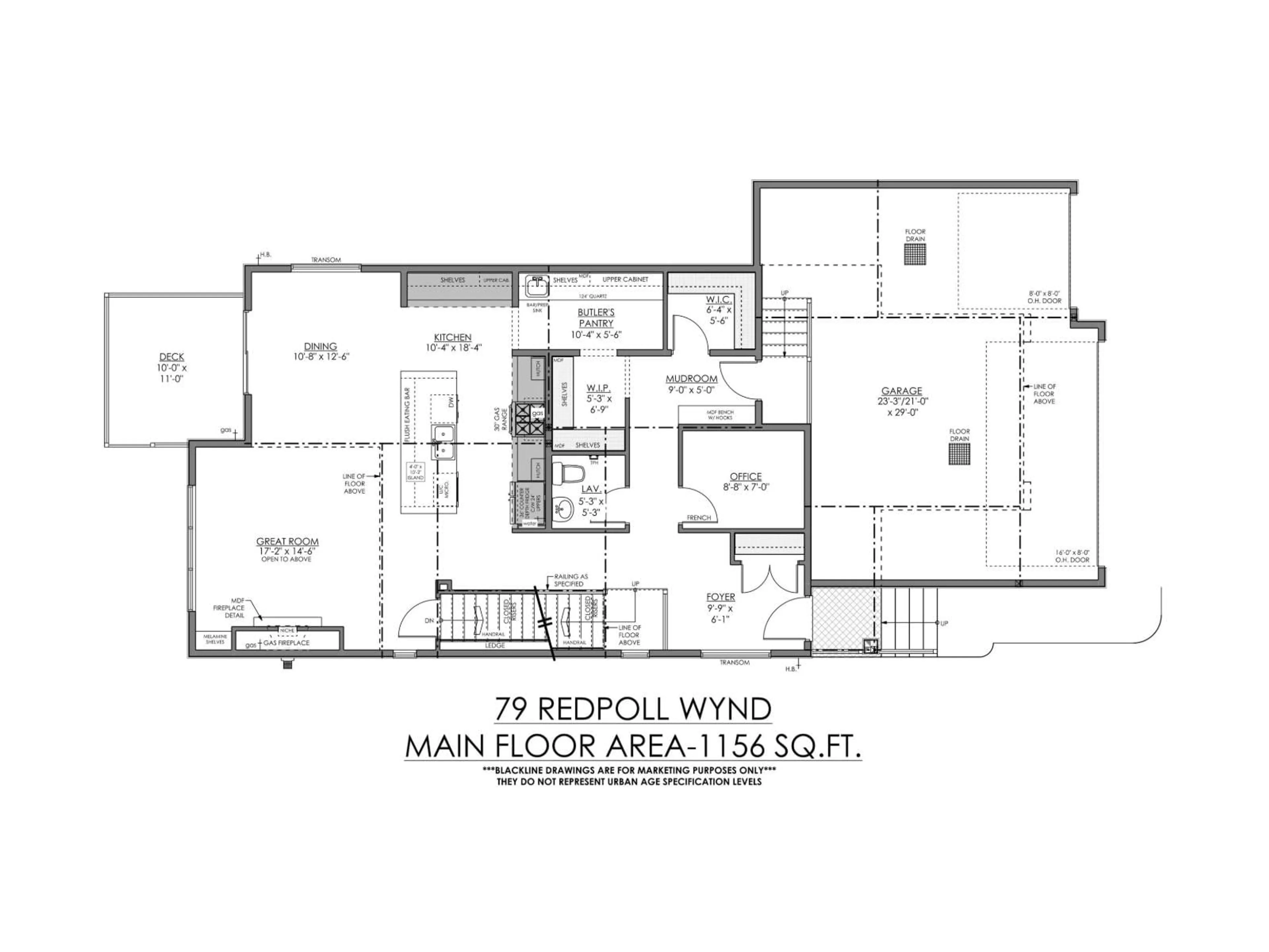 Floor plan for 79 REDPOLL WD, St. Albert Alberta T8N8G3