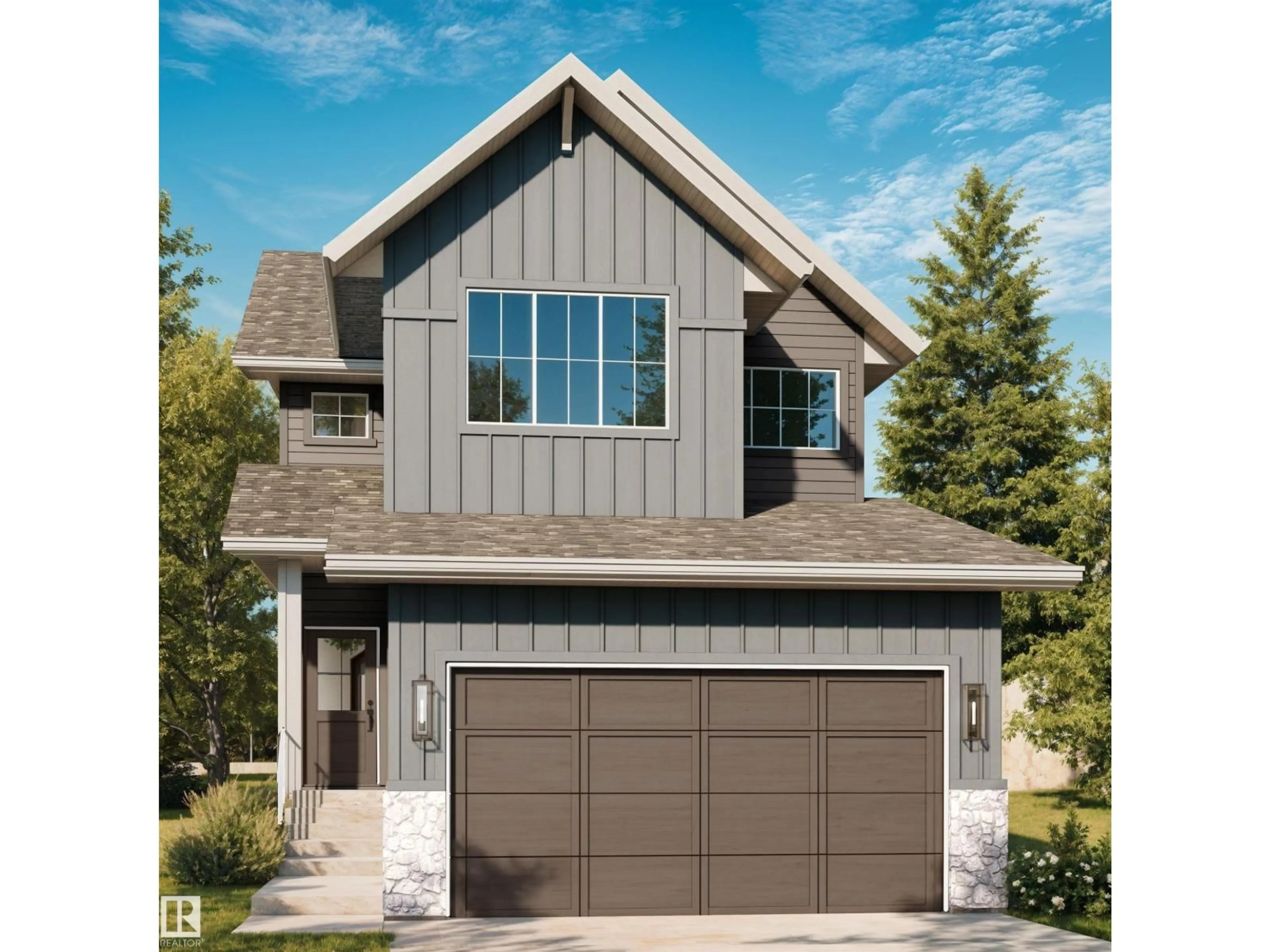 Home with vinyl exterior material, street for 97 ROSA CR, St. Albert Alberta T8N8G4