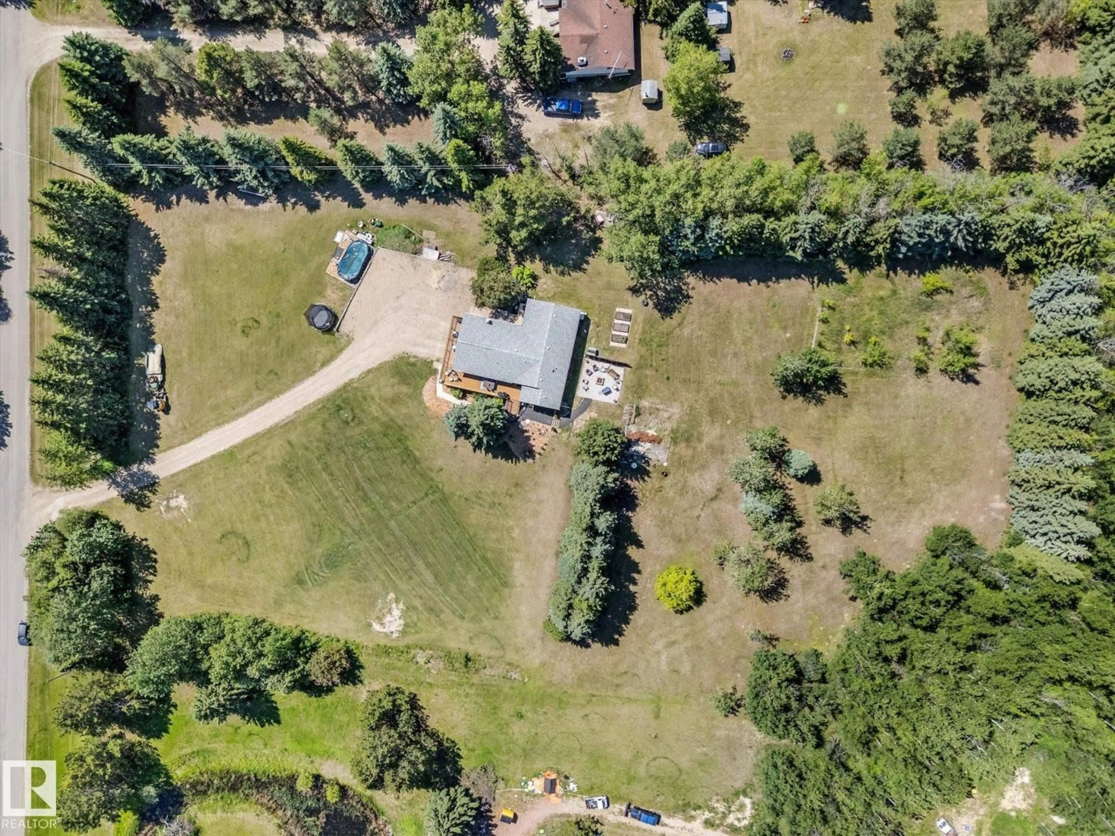 A pic from outside/outdoor area/front of a property/back of a property/a pic from drone, unknown for 53504 - 6 RGE ROAD 274, Rural Parkland County Alberta T7X3T1