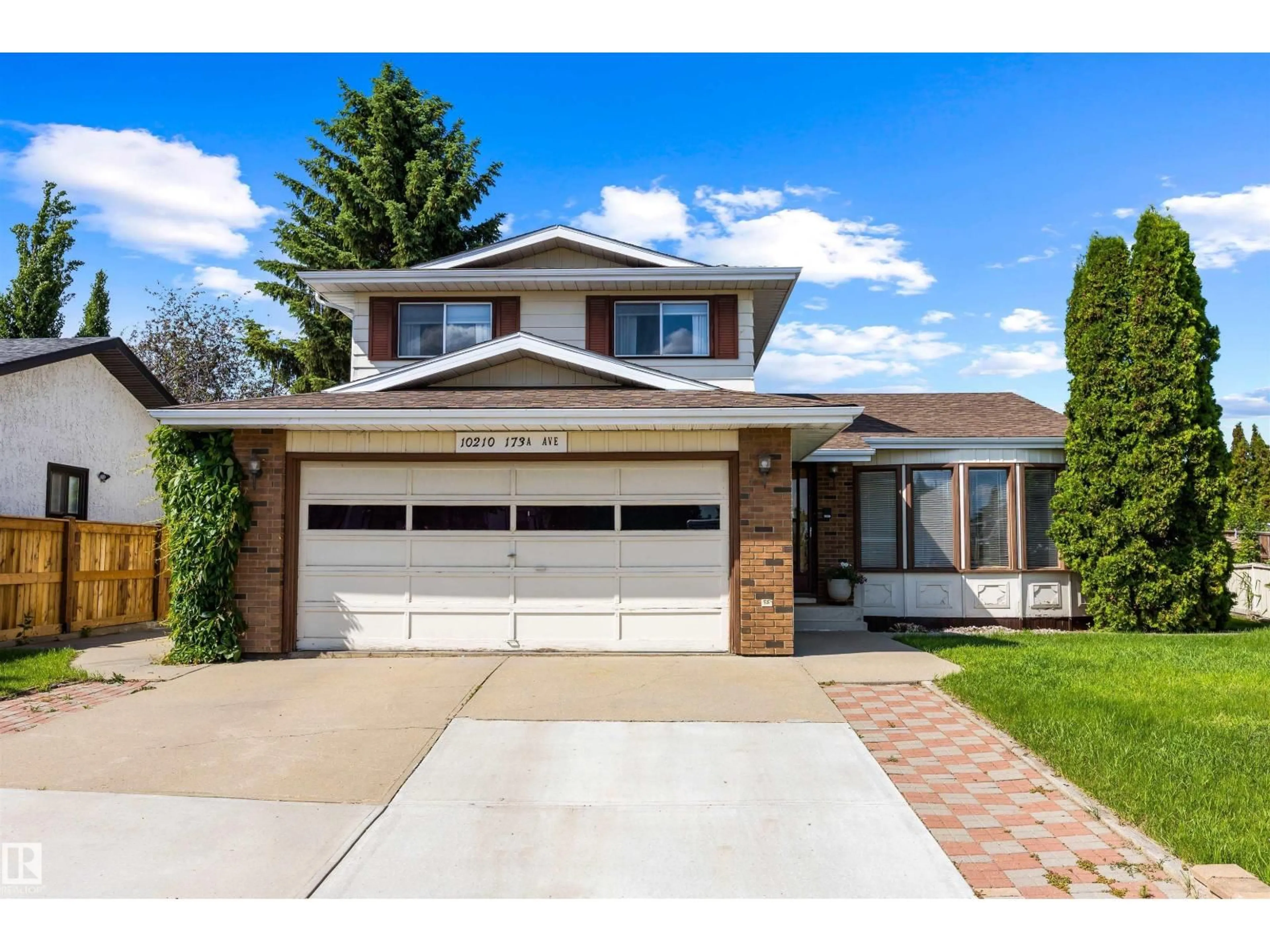 Home with brick exterior material, street for 10210 173A AV, Edmonton Alberta T5X3X2