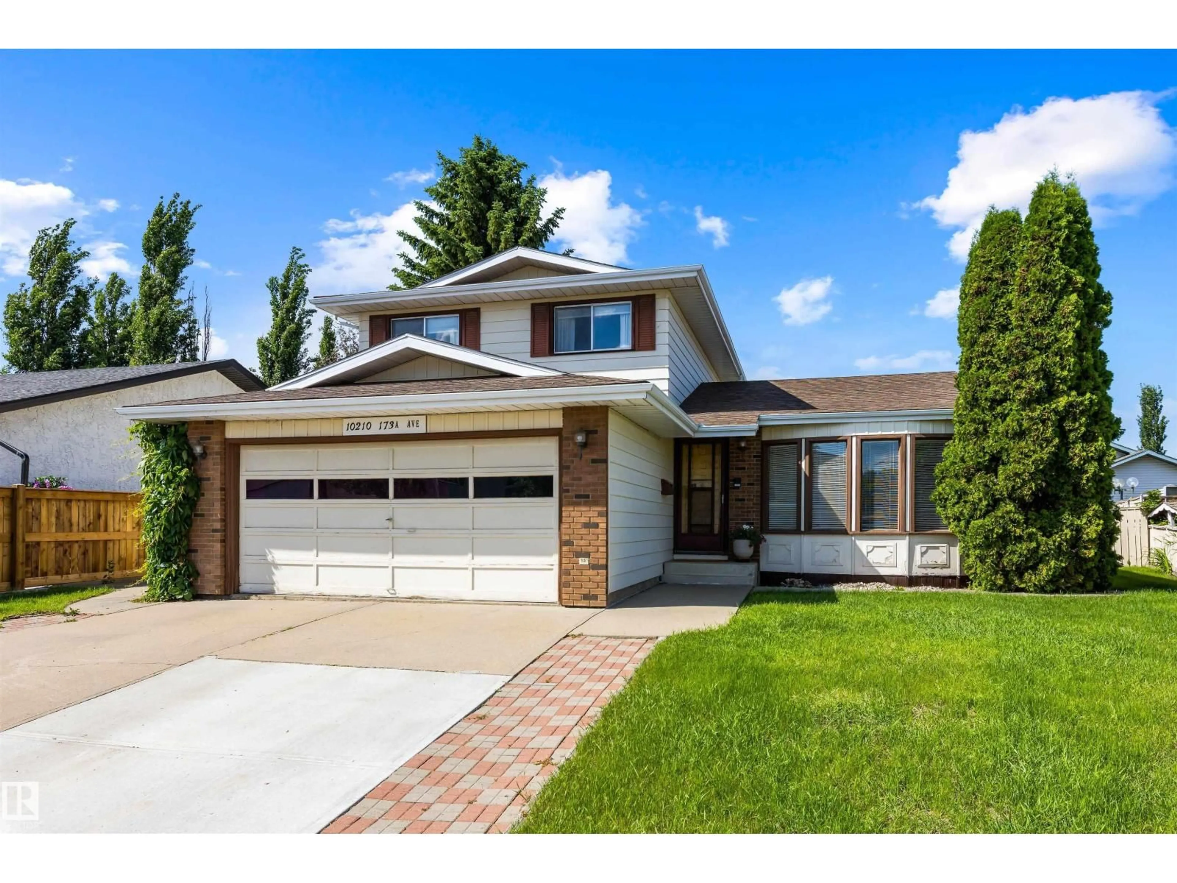 Home with brick exterior material, street for 10210 173A AV, Edmonton Alberta T5X3X2
