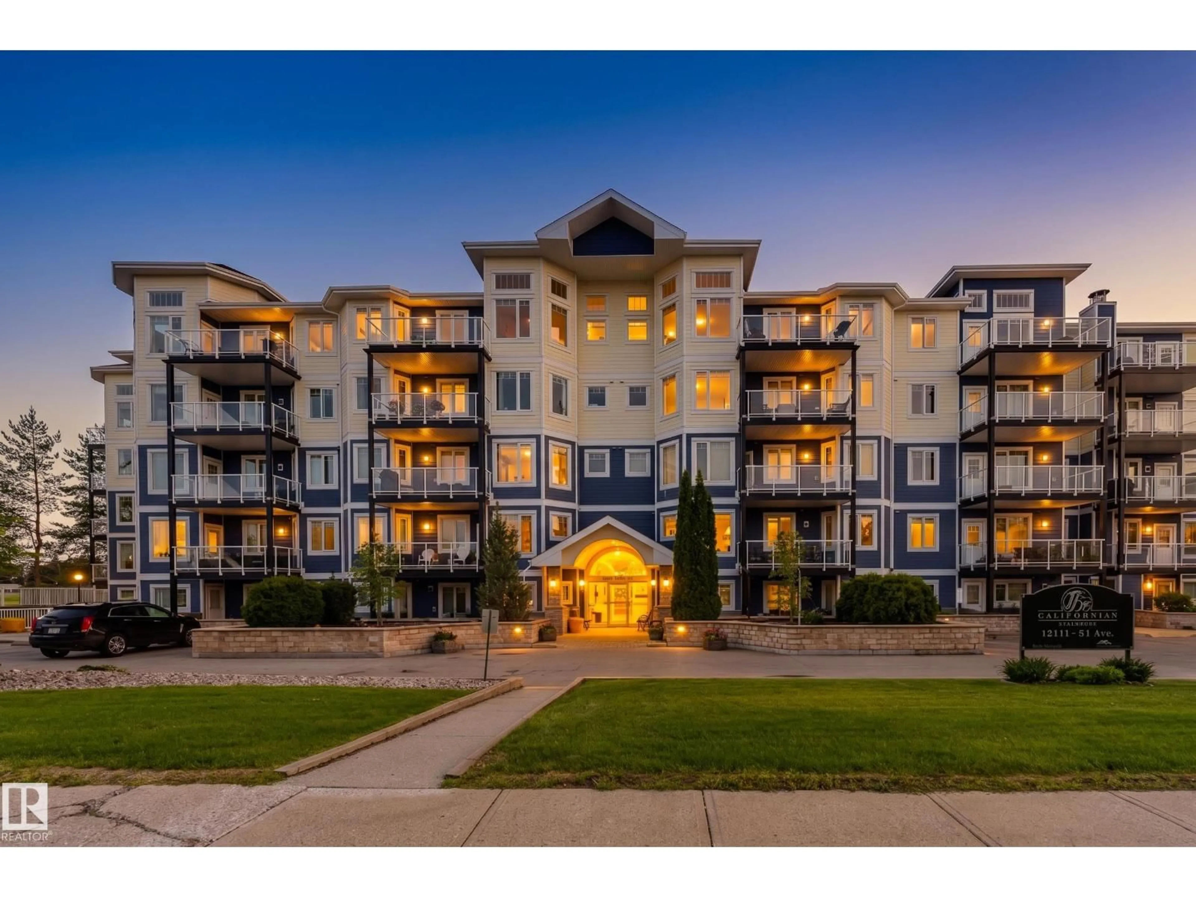 A pic from outside/outdoor area/front of a property/back of a property/a pic from drone, unknown for 404 - 12111 51 AV, Edmonton Alberta T6H6A3