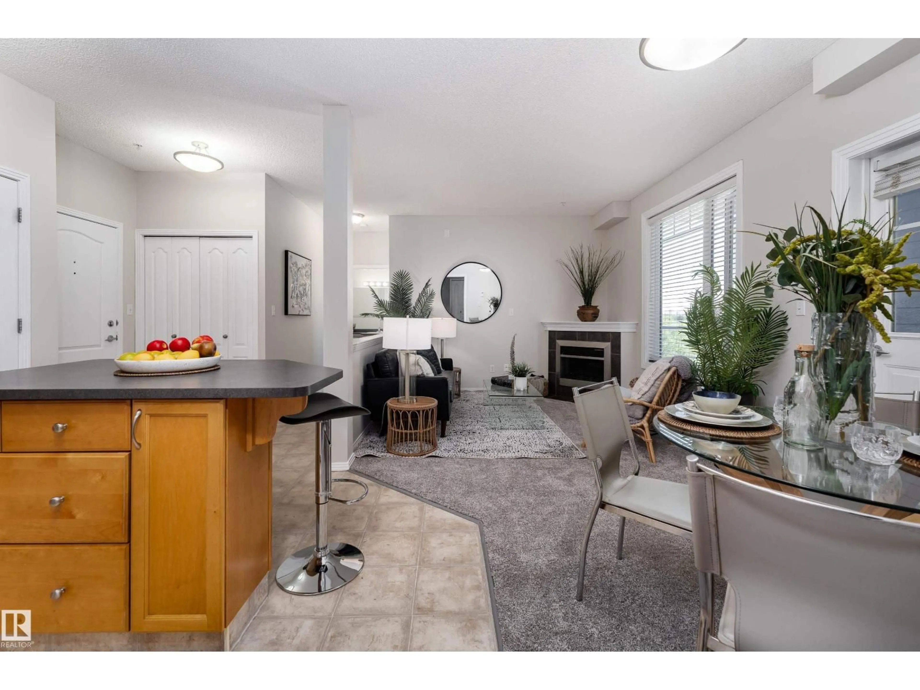 Living room with furniture, unknown for 404 - 12111 51 AV, Edmonton Alberta T6H6A3