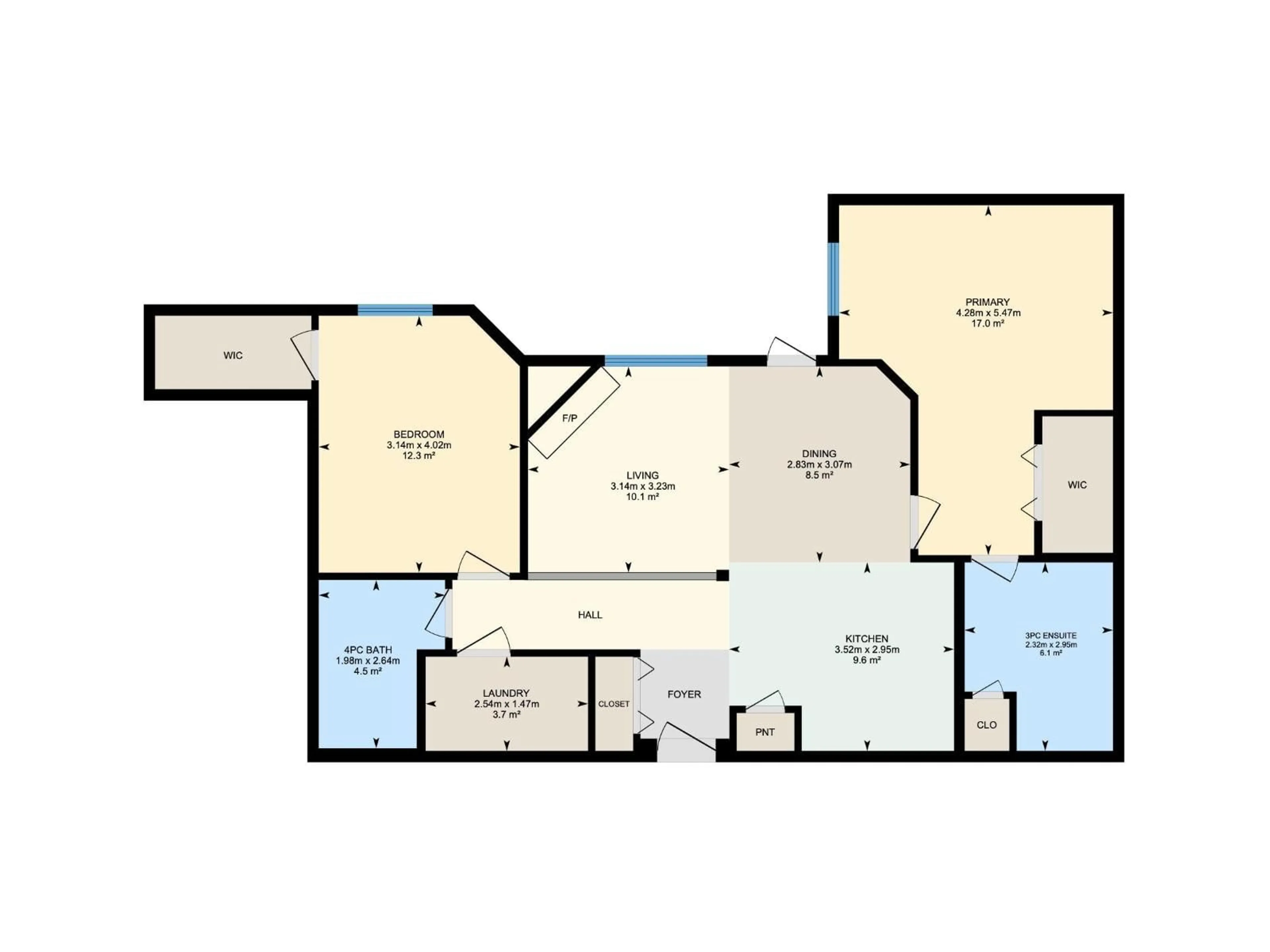 Floor plan for 404 - 12111 51 AV, Edmonton Alberta T6H6A3