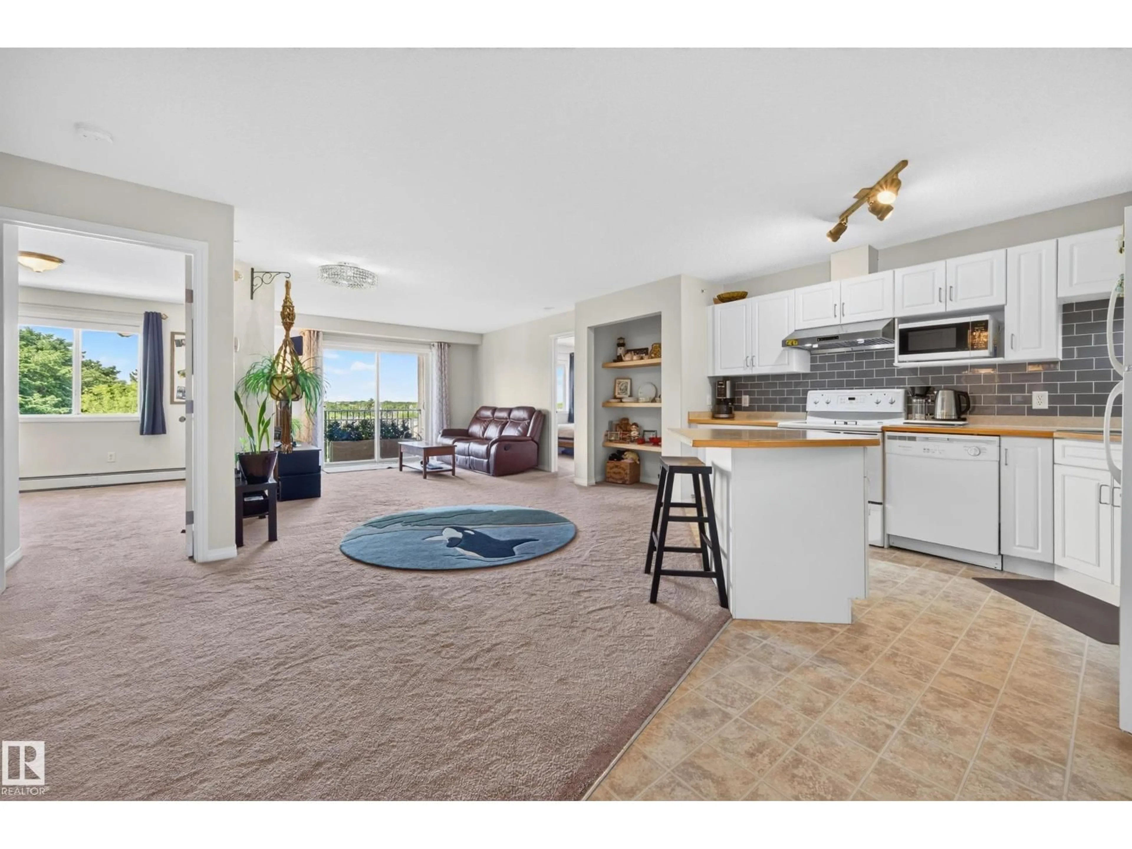 Open concept kitchen, unknown for 526 11325 83 ST NW, Edmonton Alberta T5B4W5