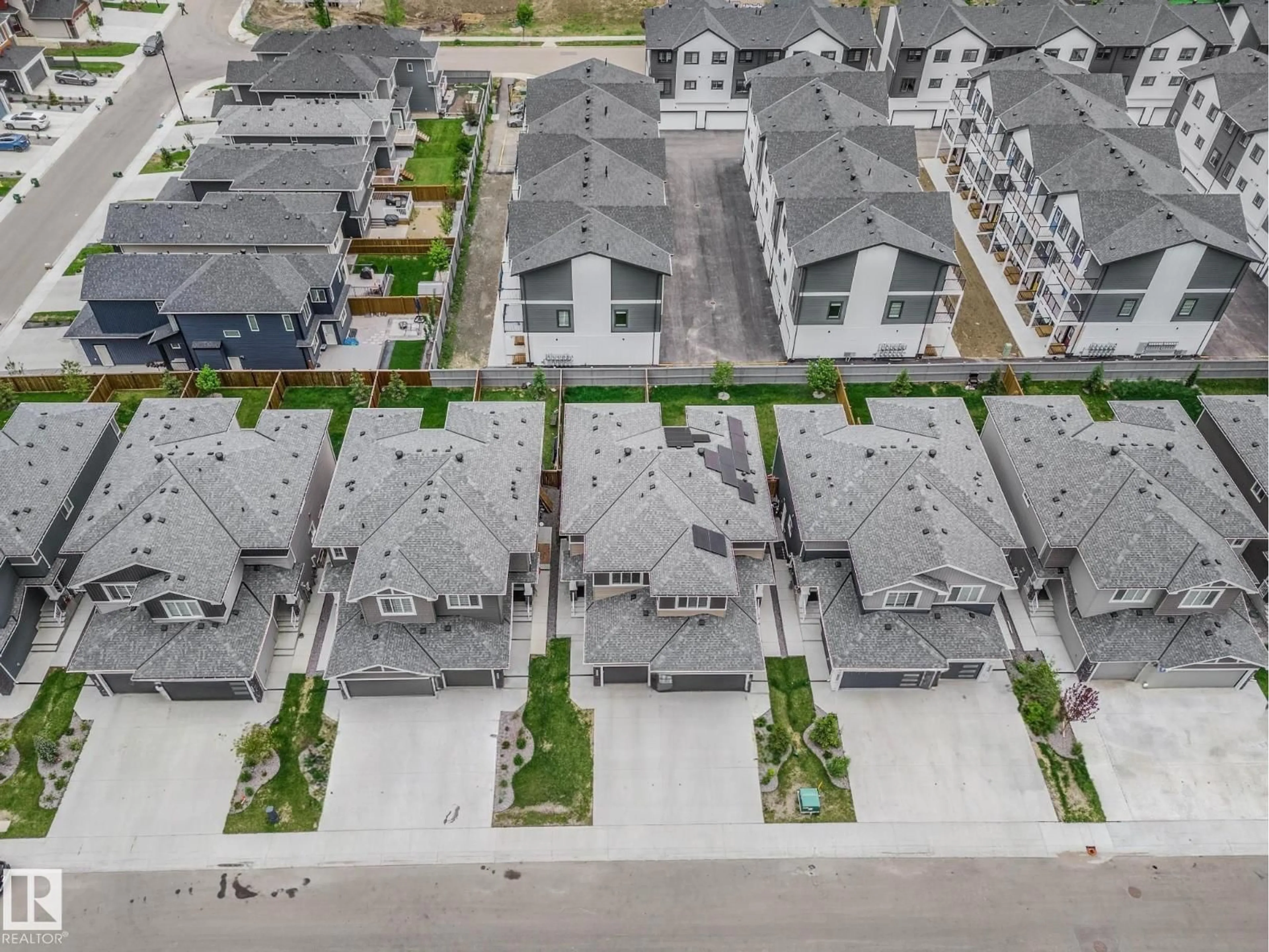 A pic from outside/outdoor area/front of a property/back of a property/a pic from drone, street for SW - 1915 164 ST, Edmonton Alberta T6W5J8