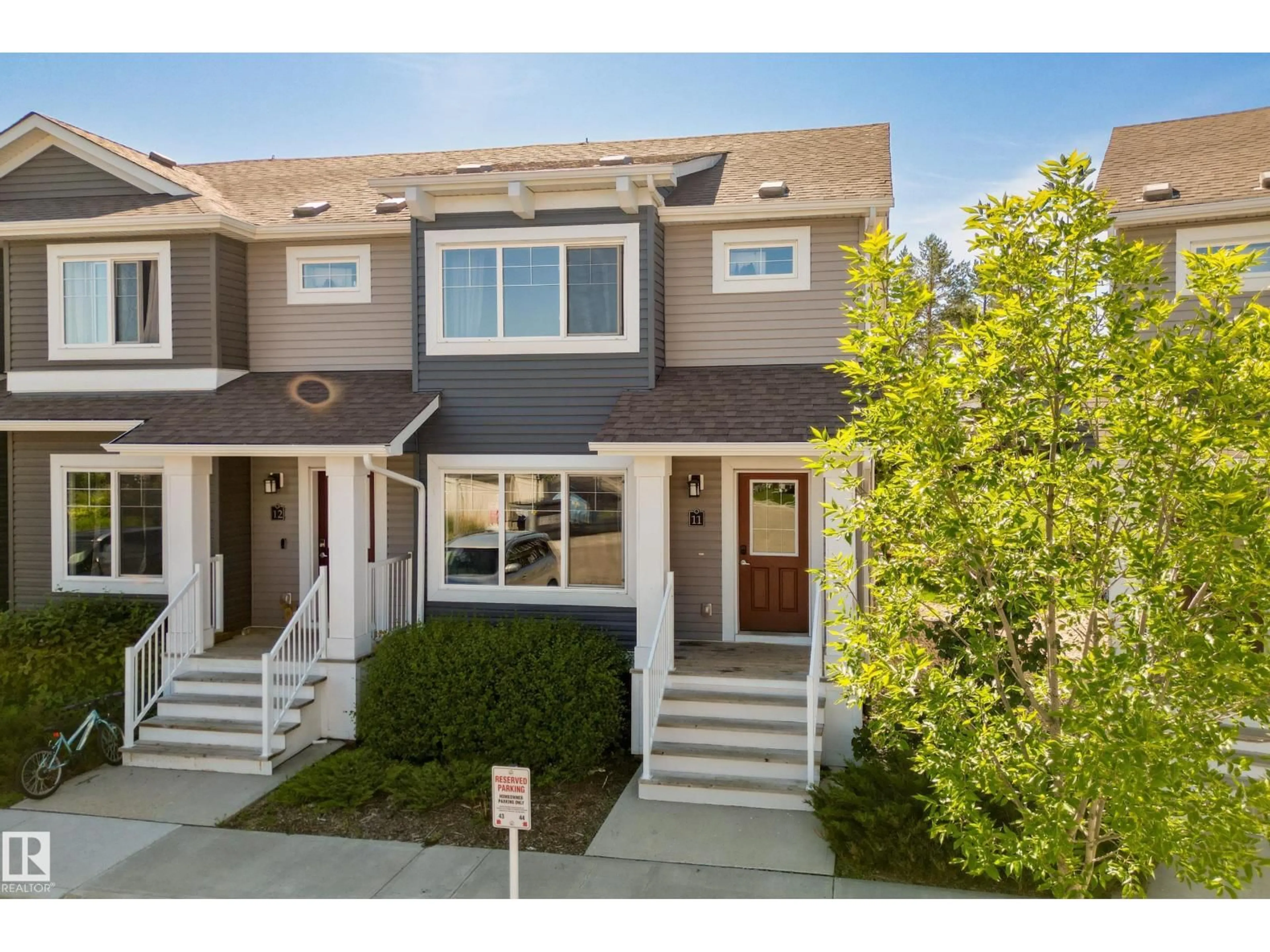 Home with vinyl exterior material, street for #11 - 4205 30 ST, Edmonton Alberta T6T2G9