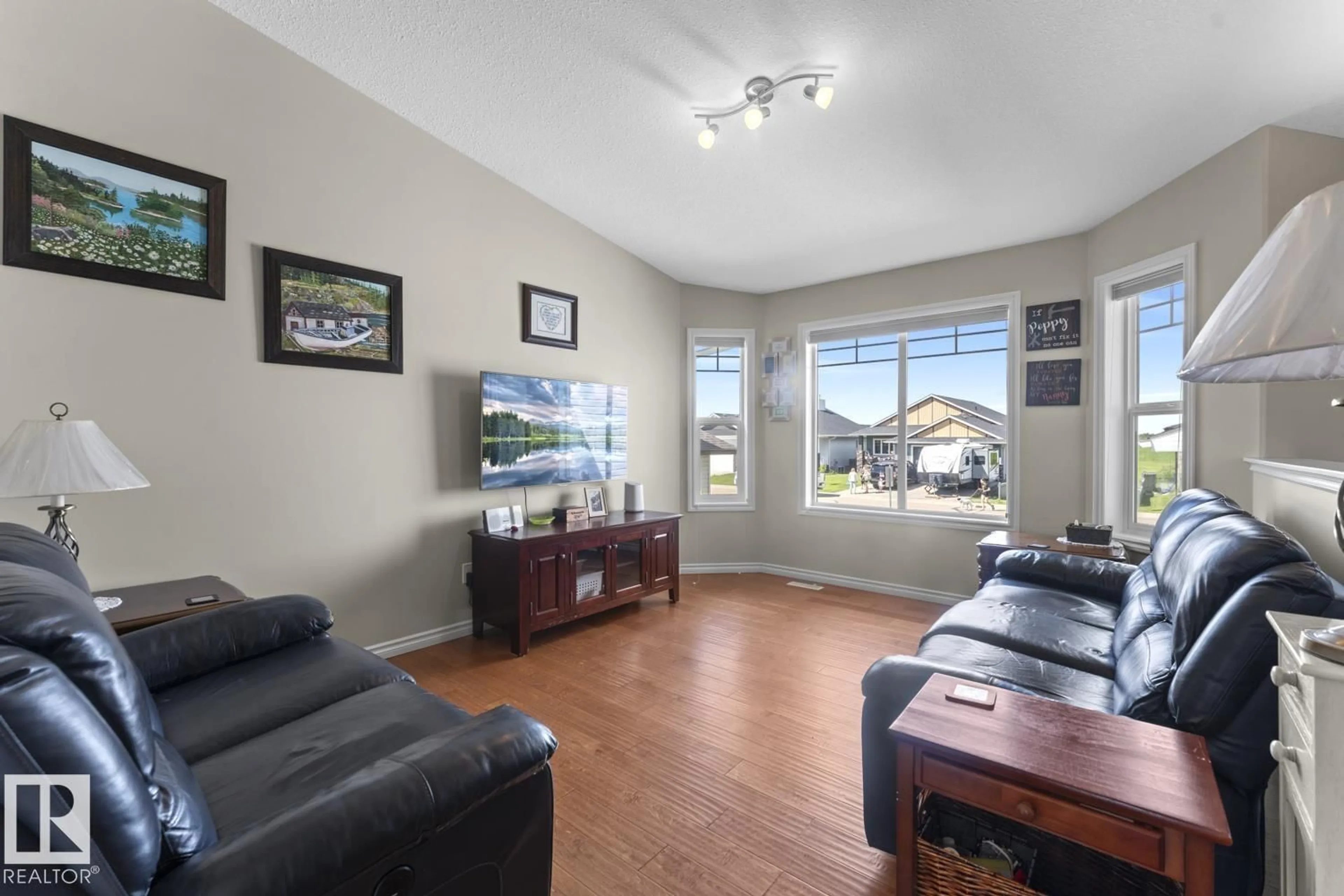 Living room with furniture, unknown for 3604 BEAU VISTA BV, Bonnyville Town Alberta T9N0A9