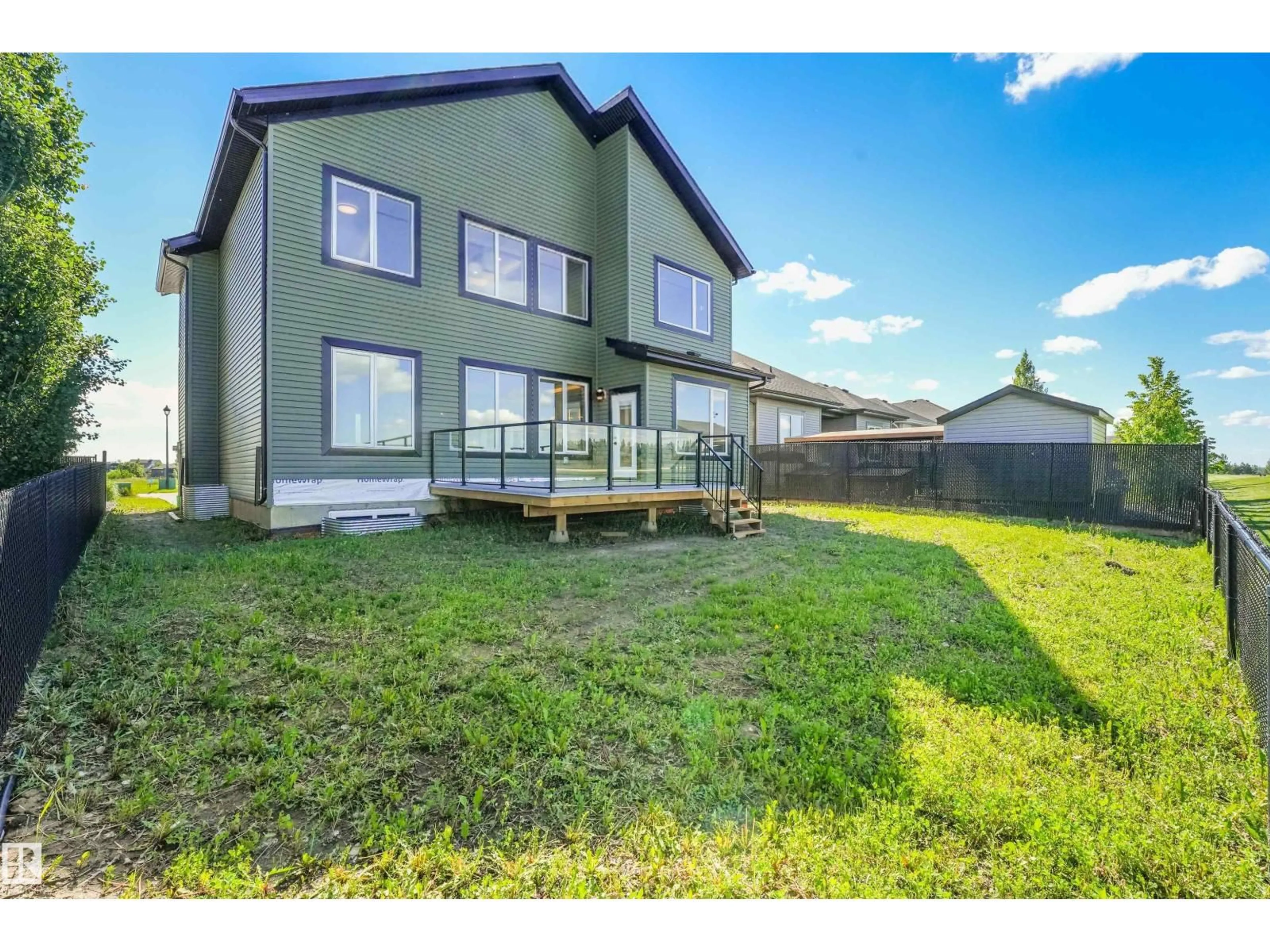 A pic from outside/outdoor area/front of a property/back of a property/a pic from drone, building for 1180 GENESIS LAKE BOULEVARD, Stony Plain Alberta T7Z0G3