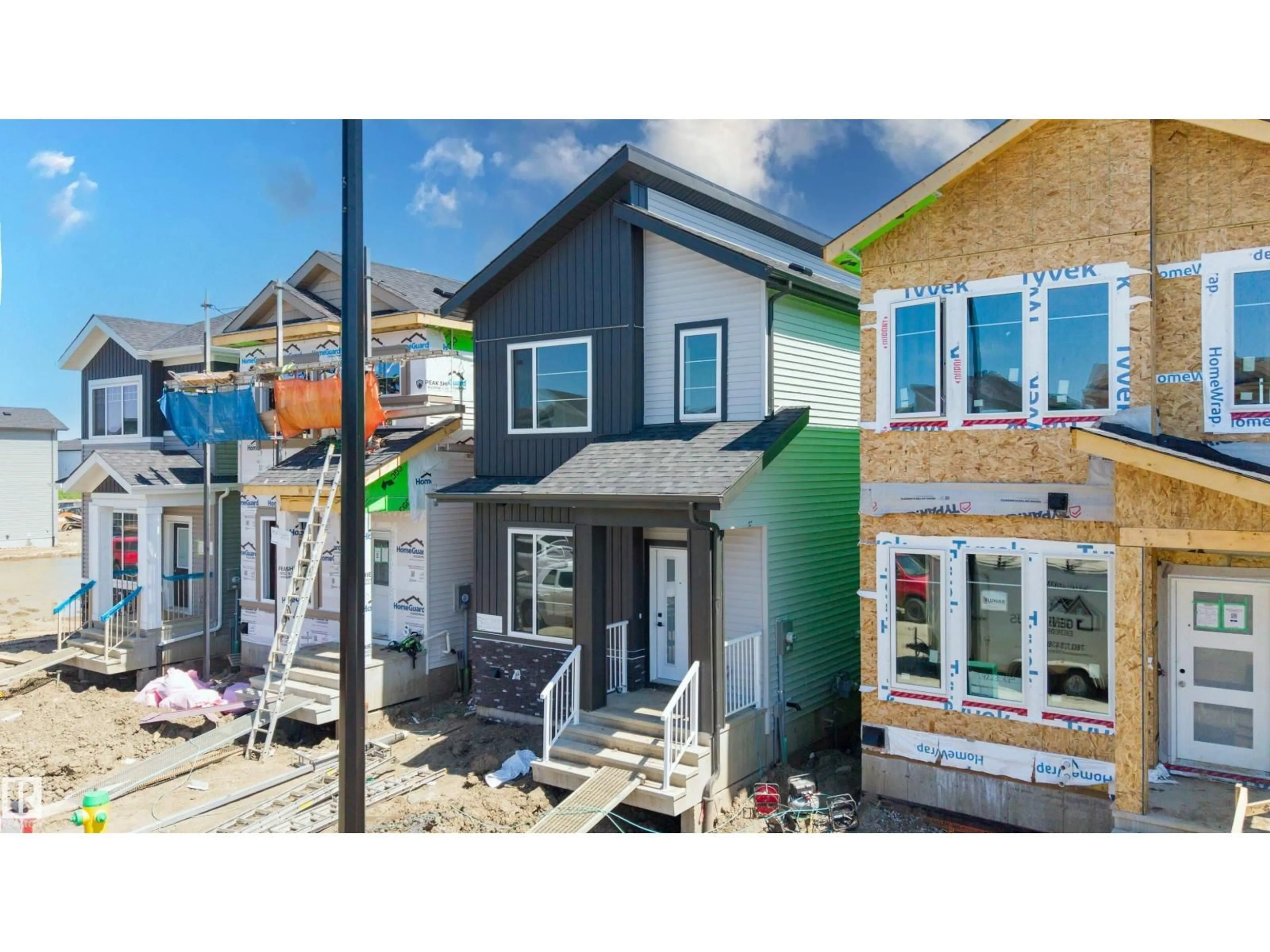 Home with vinyl exterior material, street for 4225 63 ST, Beaumont Alberta T4X2Z4