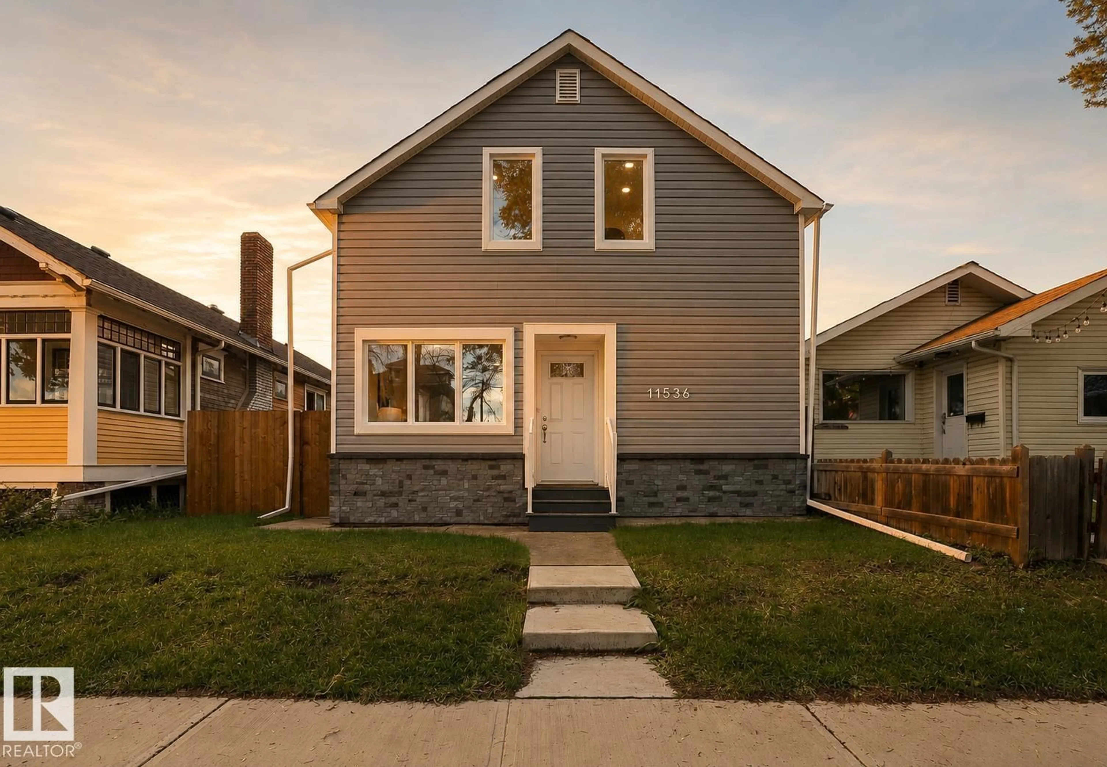 Home with brick exterior material, street for 11536 95A ST, Edmonton Alberta T5G1P5