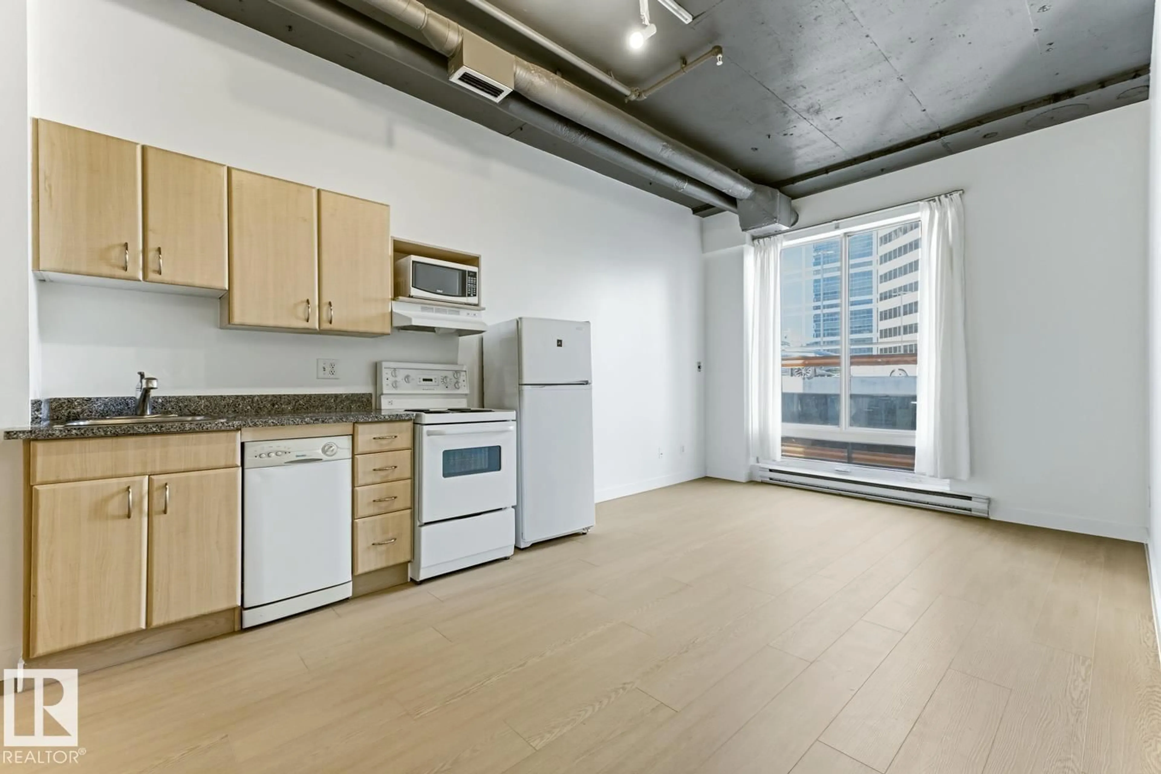 Standard kitchen, unknown for #404 - 10024 JASPER AV, Edmonton Alberta T5J1R9