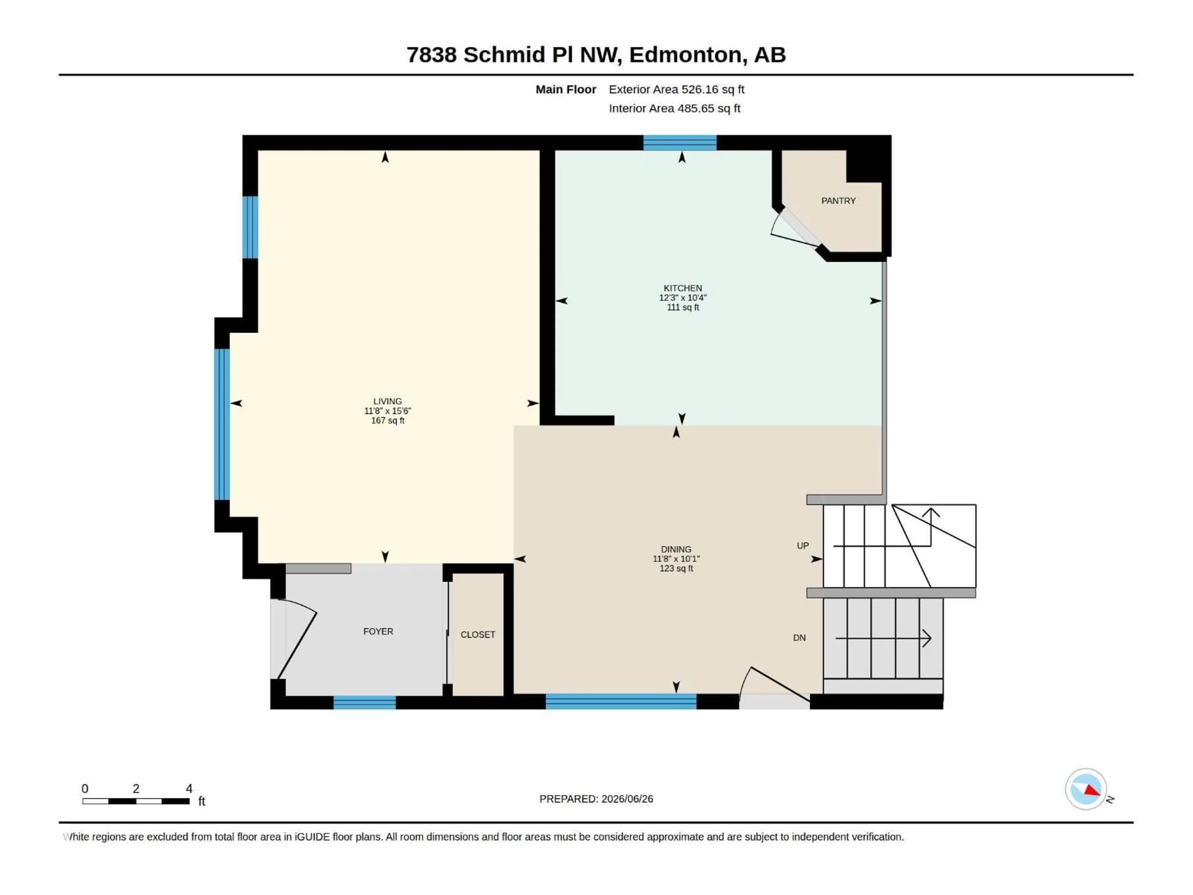 Floor plan for 7838 SCHMID PL, Edmonton Alberta T6R0K5