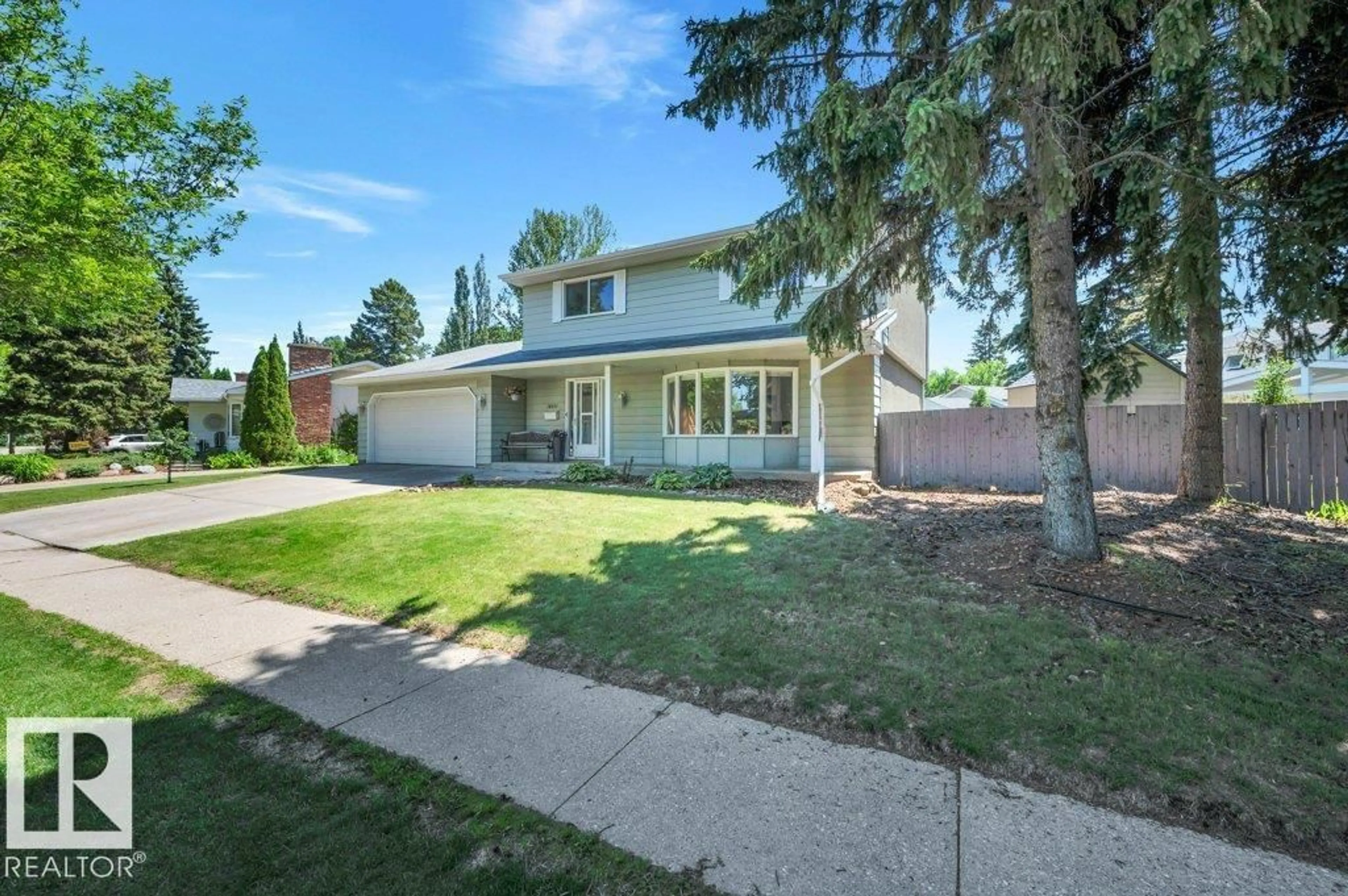 Home with vinyl exterior material, street for 16211 78 AV, Edmonton Alberta T5R3E5