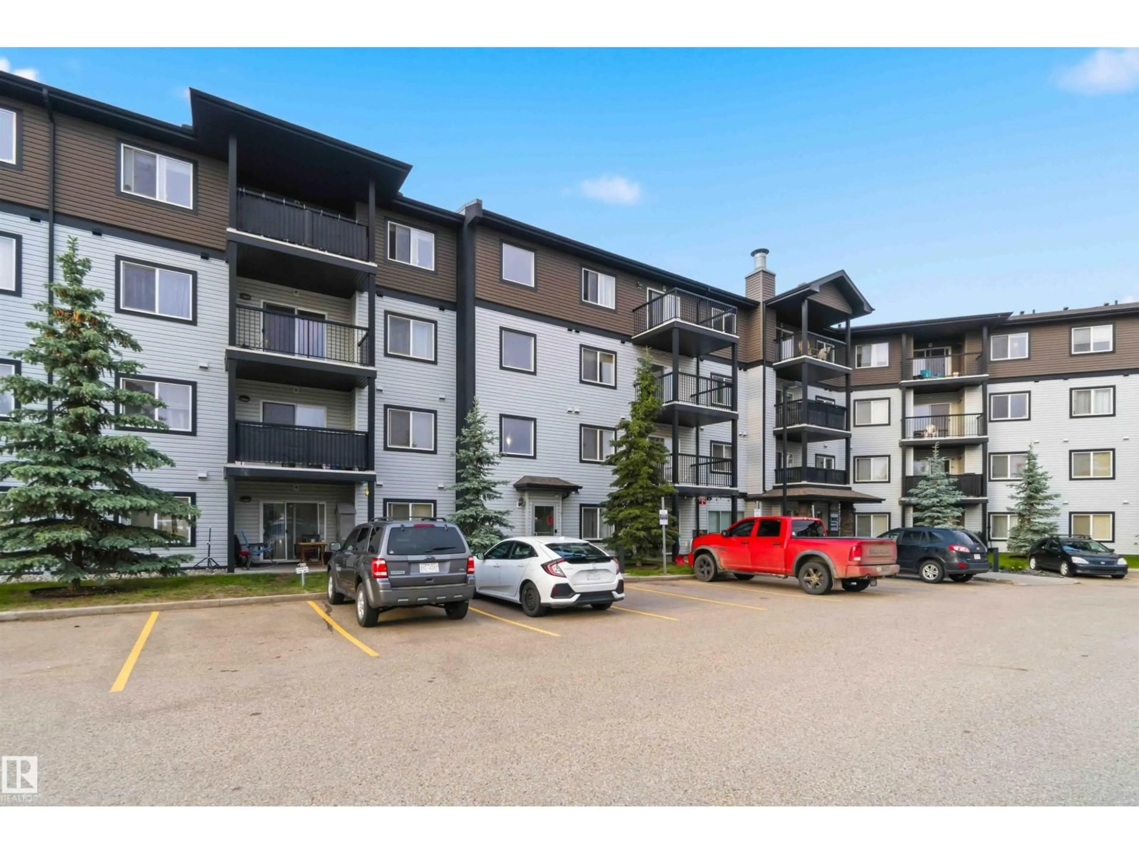A pic from outside/outdoor area/front of a property/back of a property/a pic from drone, unknown for #244 - 1196 HYNDMAN RD, Edmonton Alberta T5A0X8
