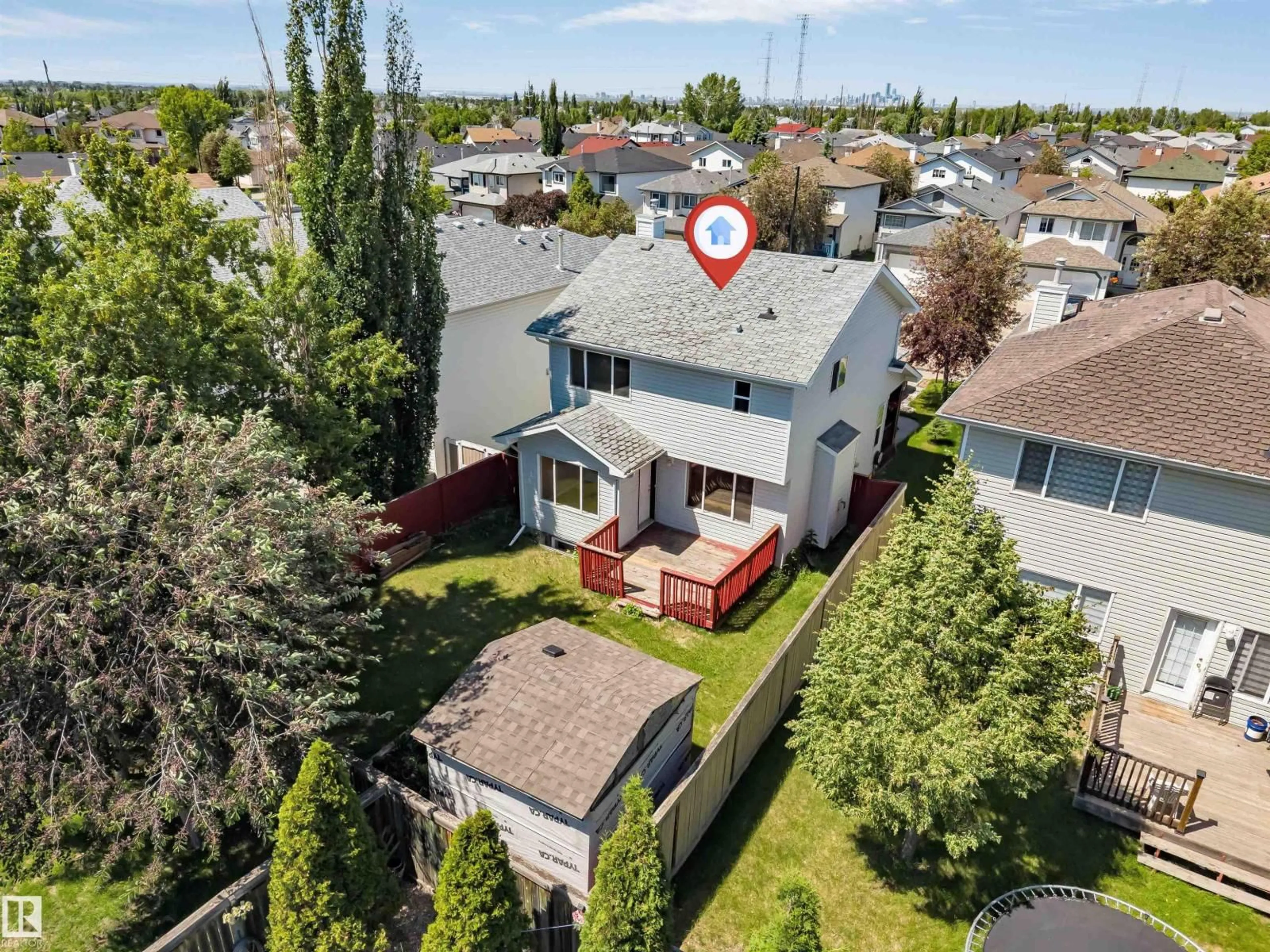 A pic from outside/outdoor area/front of a property/back of a property/a pic from drone, street for NW - 2321 37B AVE, Edmonton Alberta T6T1N8