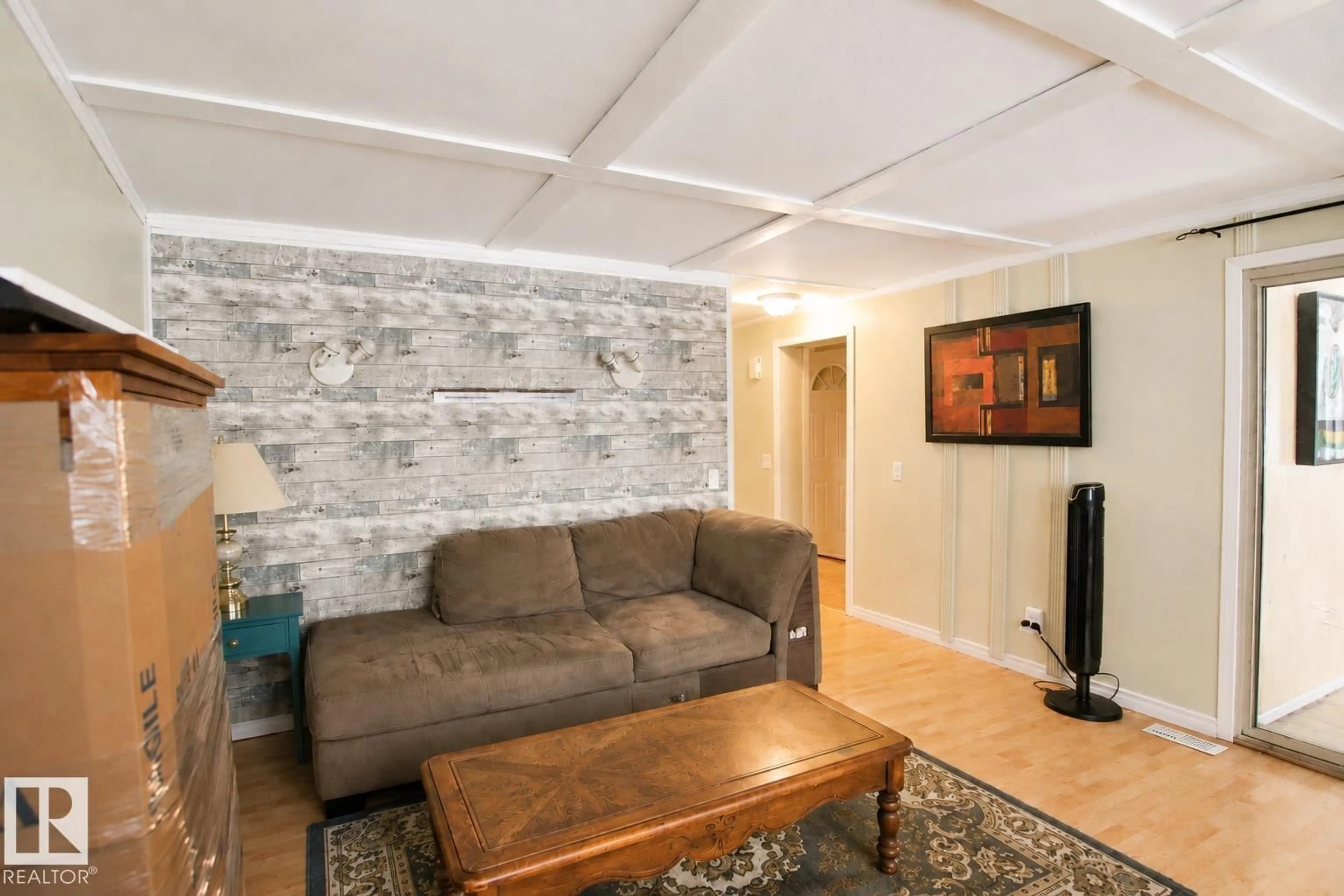 Living room with furniture, unknown for 2415 OAK WAY, Edmonton Alberta T5S1T7