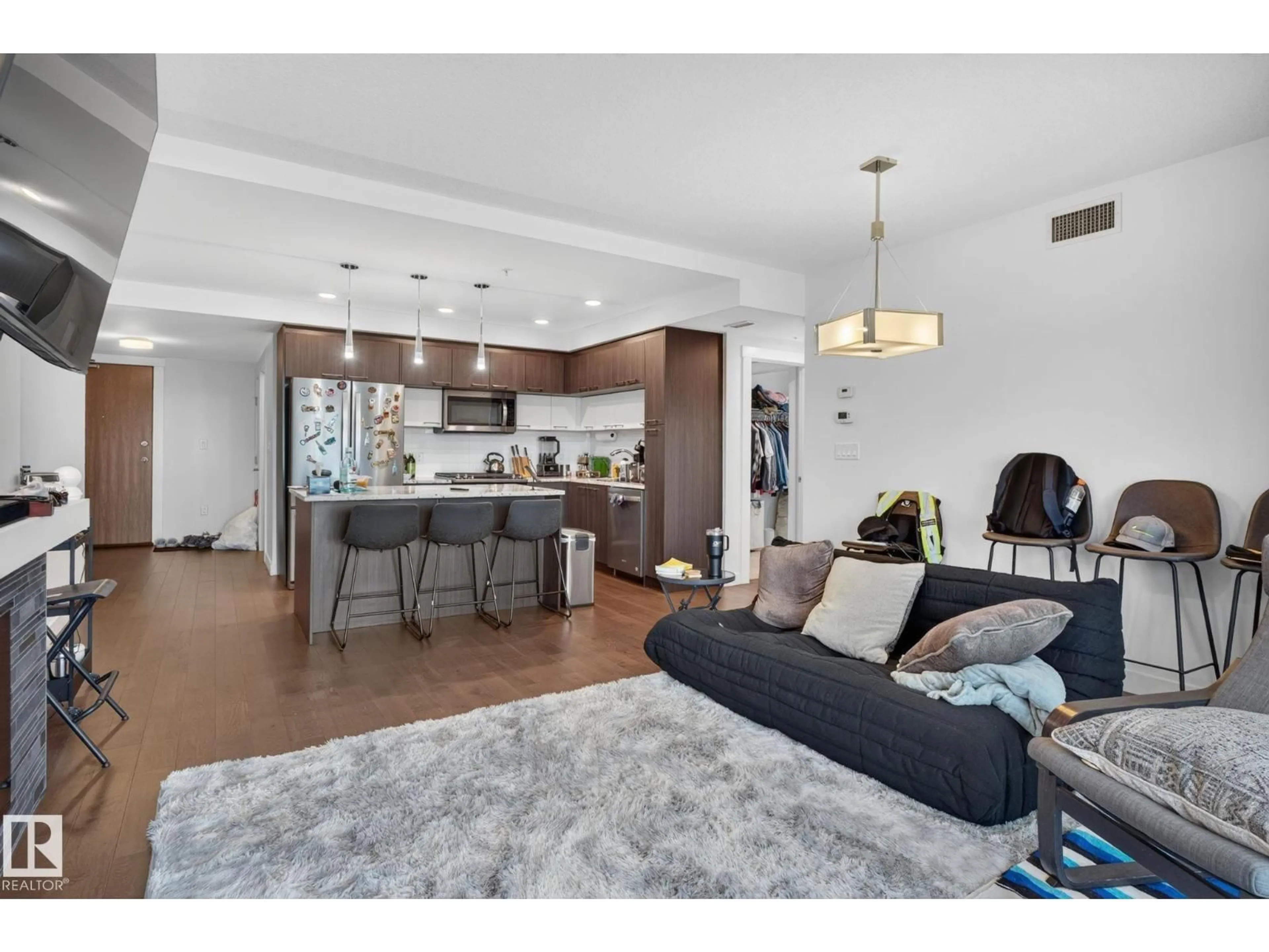 Open concept kitchen, unknown for NW - 1504 106 ST, Edmonton Alberta T5K0K8