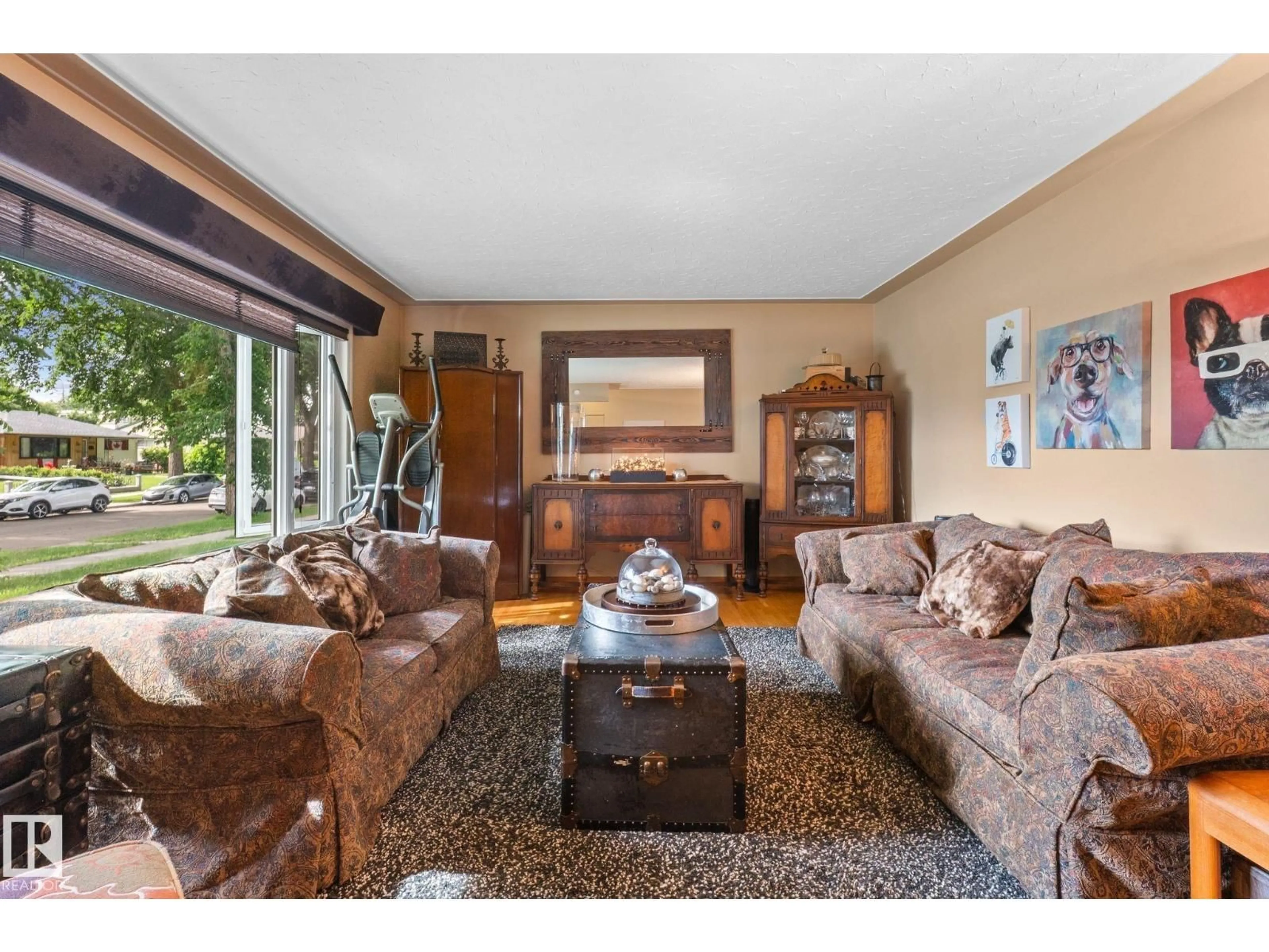 Living room with furniture, unknown for NW - 12115 53 ST, Edmonton Alberta T5W3L8
