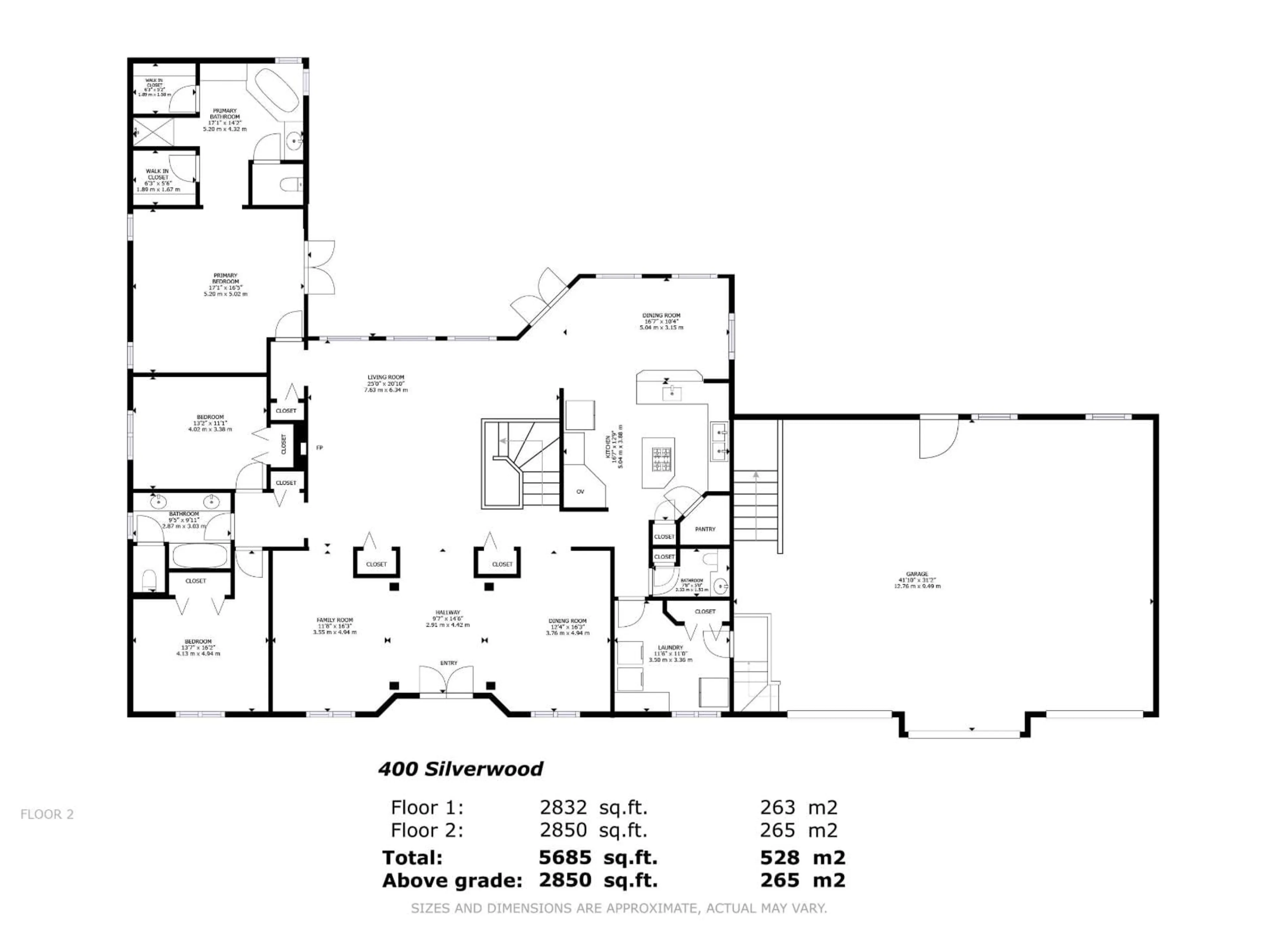 Floor plan for #400 - 51430 RGE ROAD 231, Rural Strathcona County Alberta T8B1K9