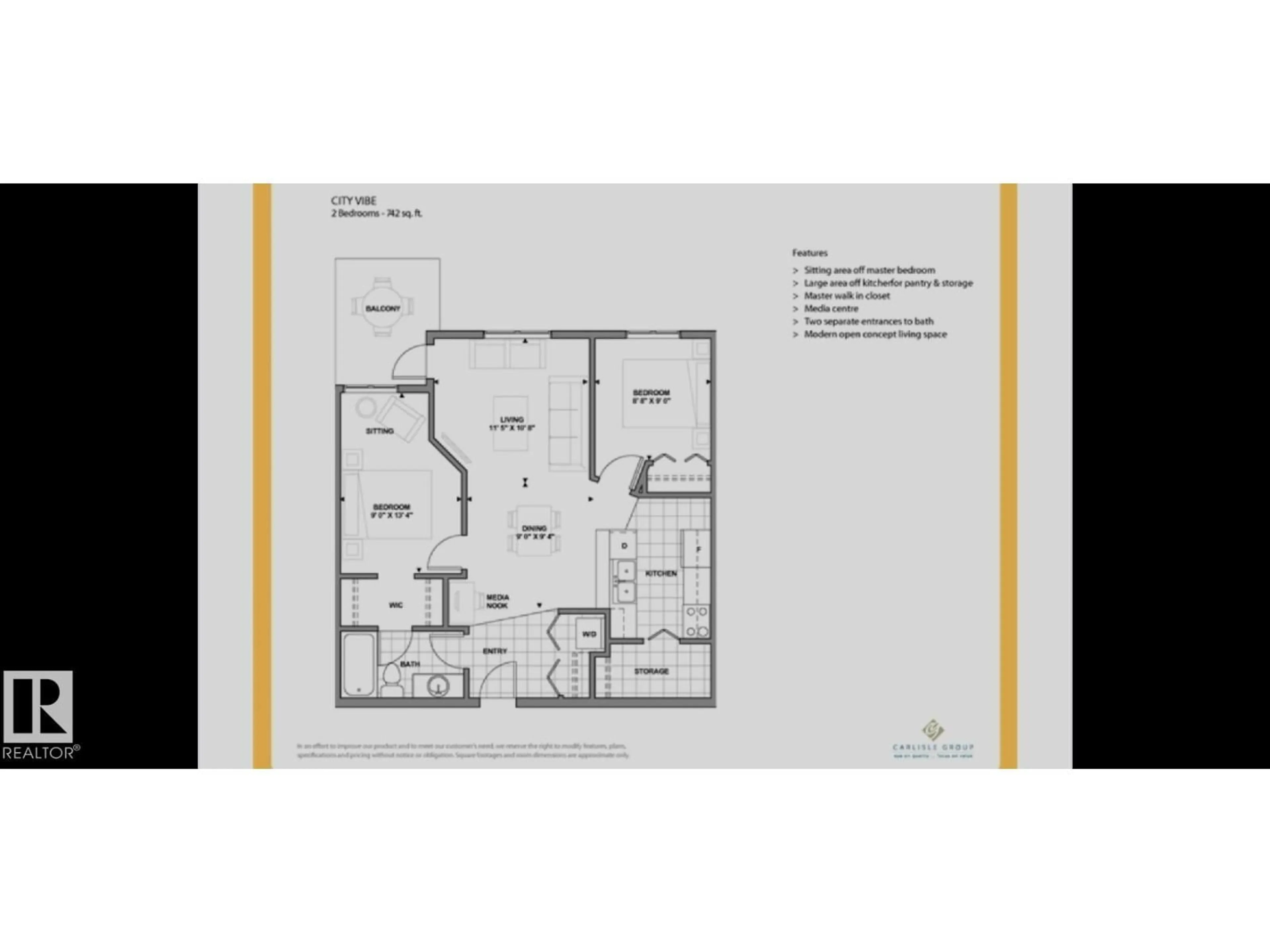 Floor plan for 206 - 12045 22 AV, Edmonton Alberta T6W2Y2