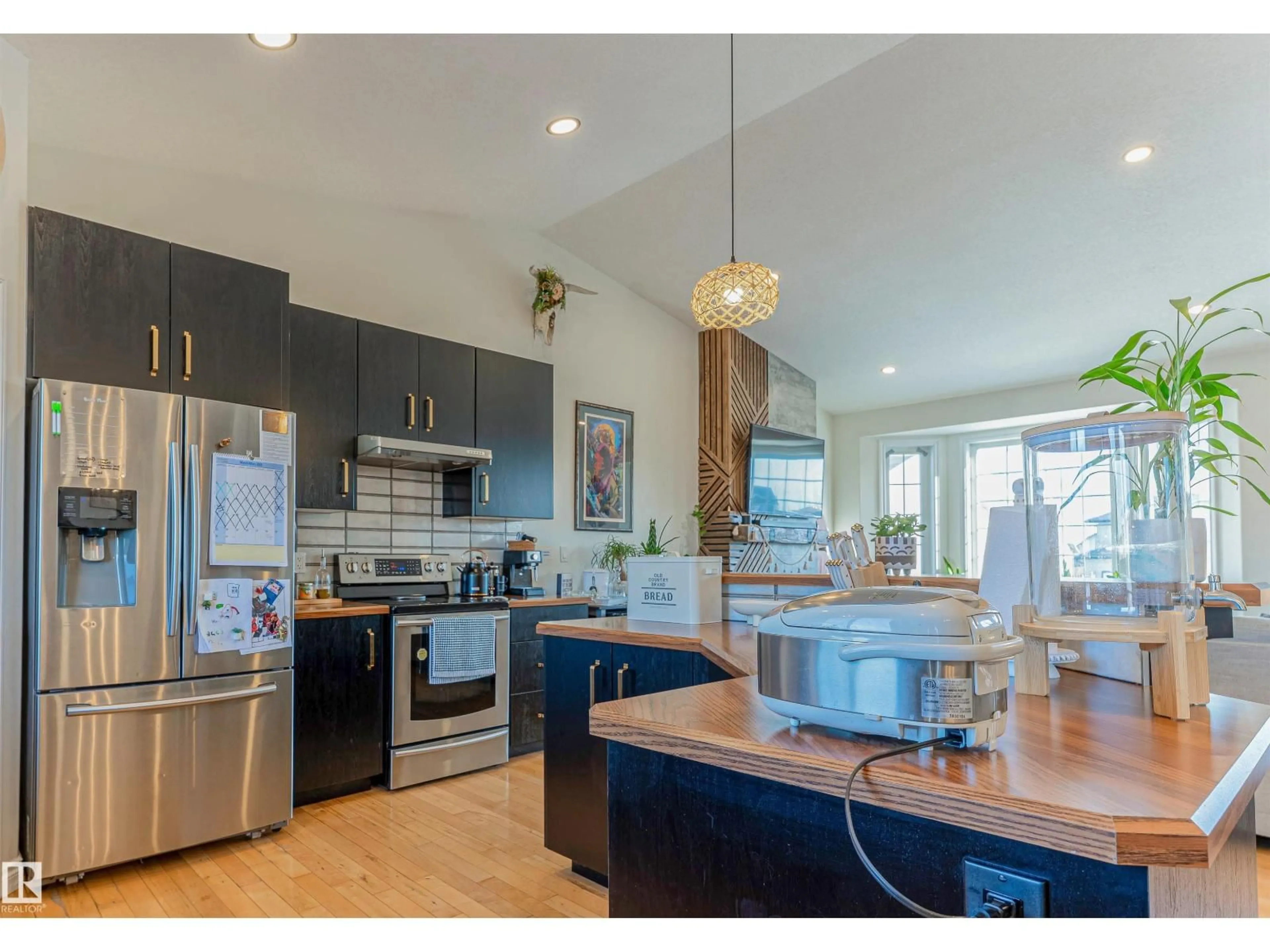 Open concept kitchen, wood/laminate floor for 4804 64 AV, Cold Lake Alberta T9M0A9