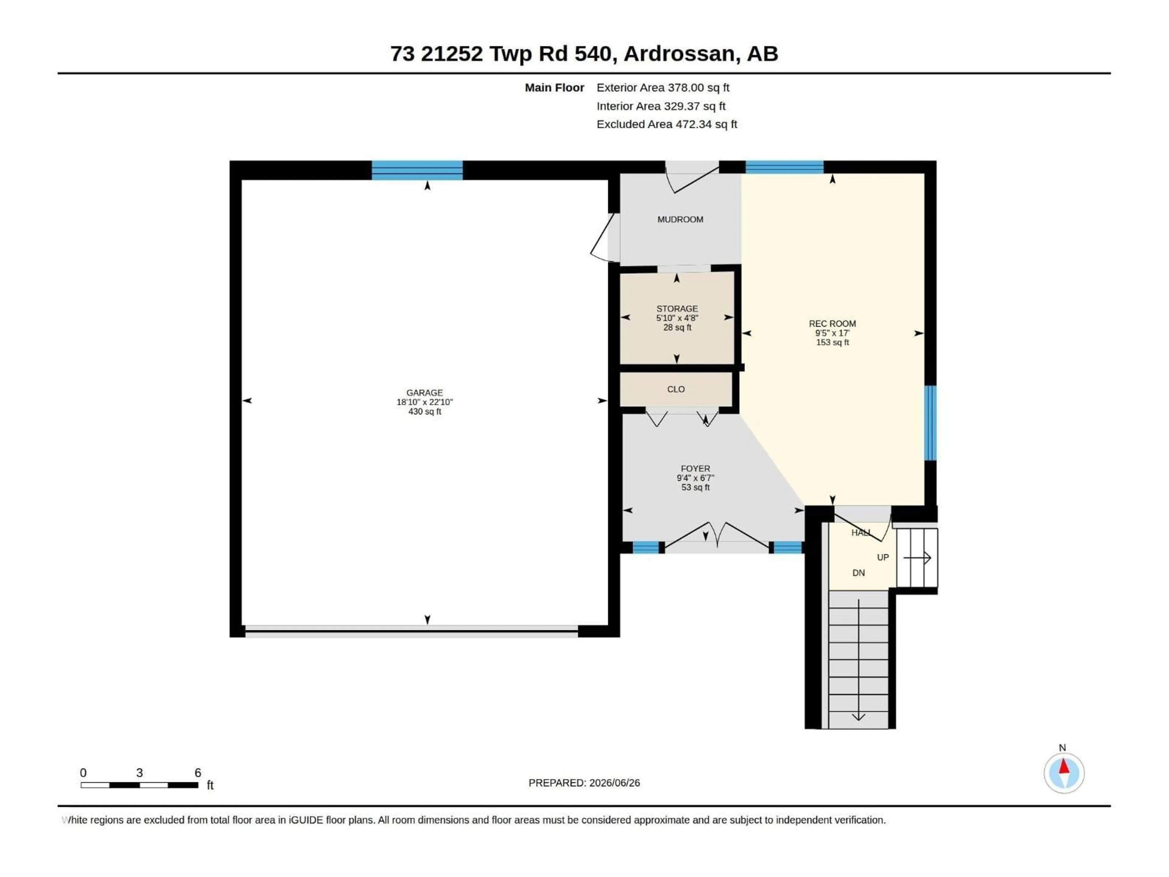Floor plan for 73 21252 TWP ROAD 540, Rural Strathcona County Alberta T8G2A2