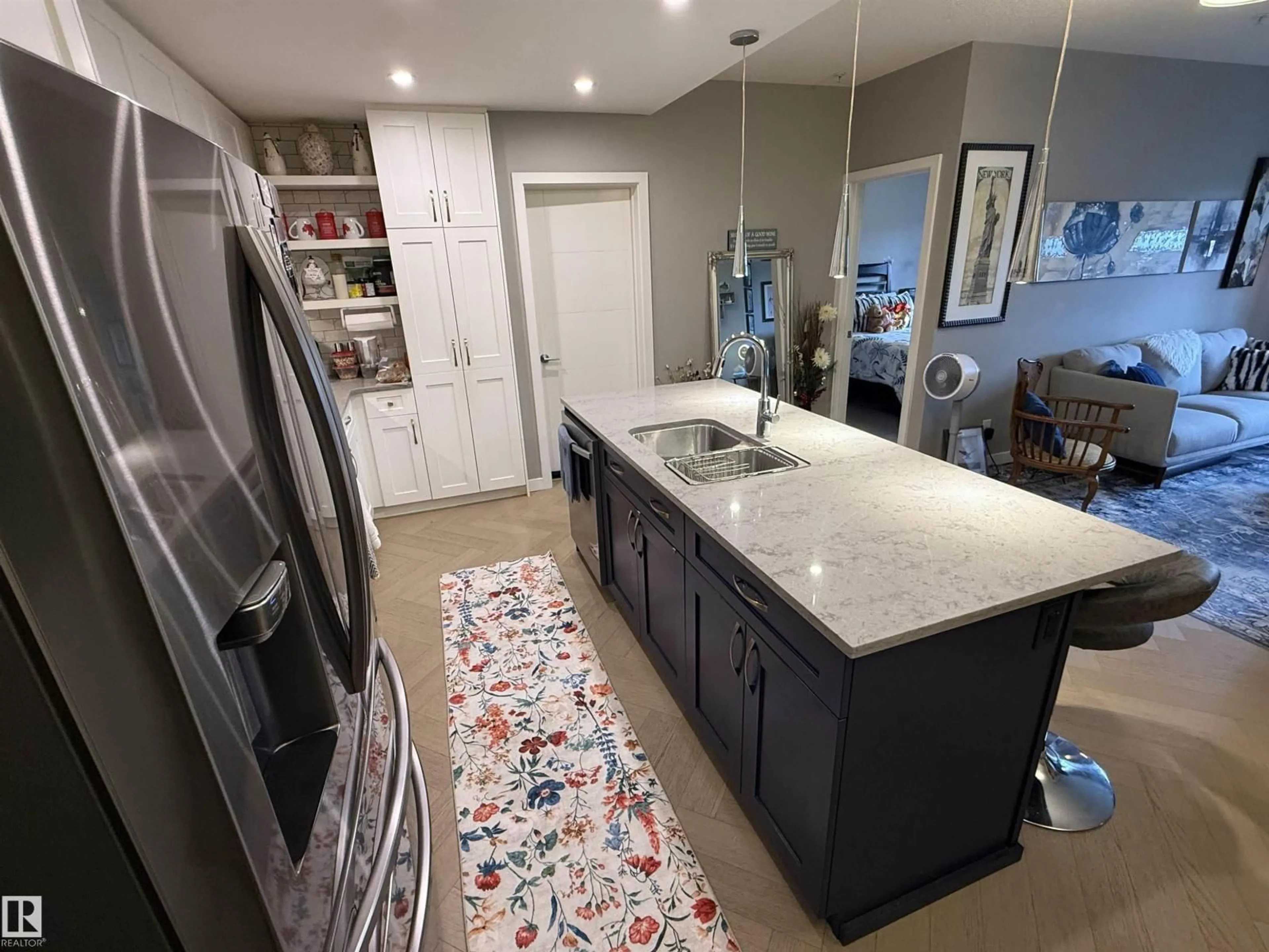 Open concept kitchen, ceramic/tile floor for 1154 - 339 ADAMSON DR, Edmonton Alberta T6W3N5