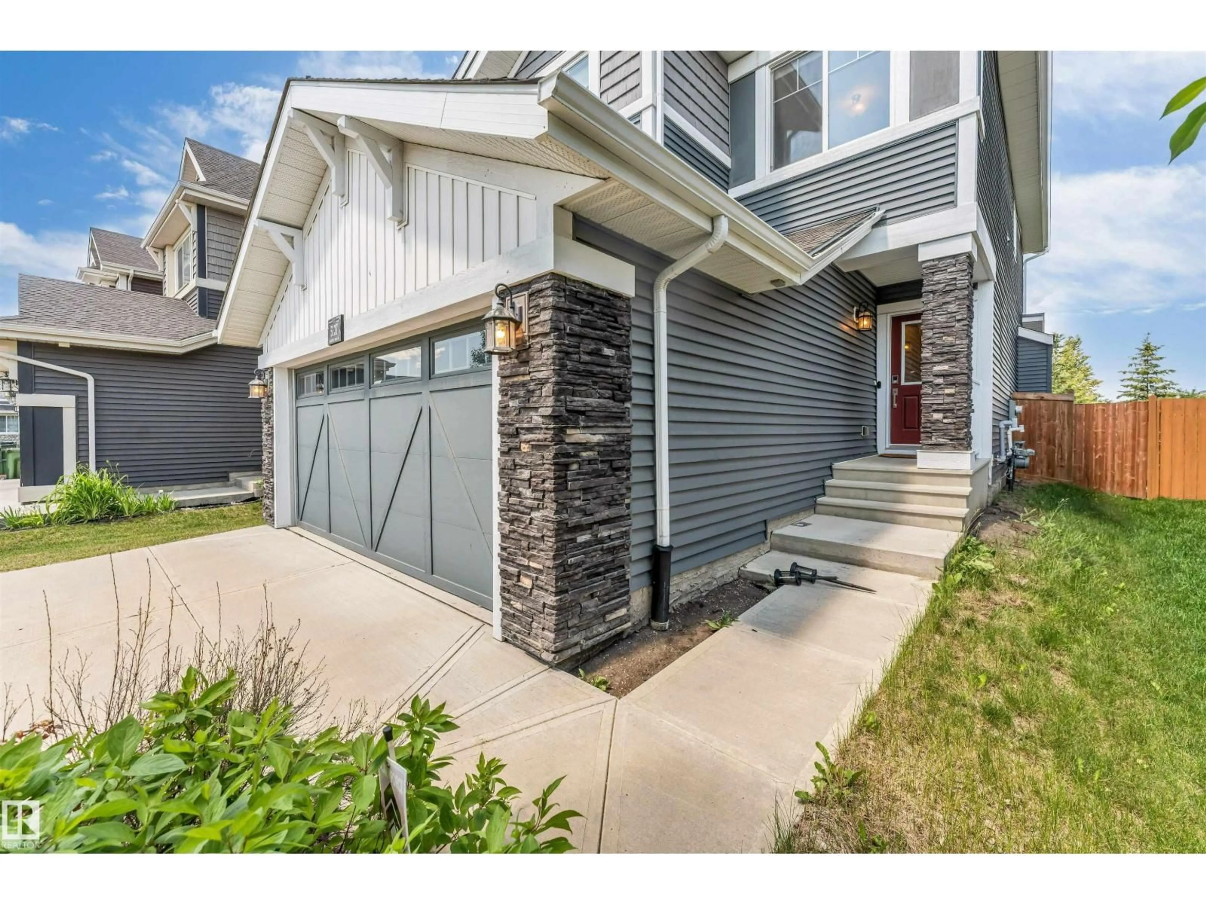 Home with brick exterior material, street for LI SW SW - 5137 CRABAPPLE LINK, Edmonton Alberta T6X0X4