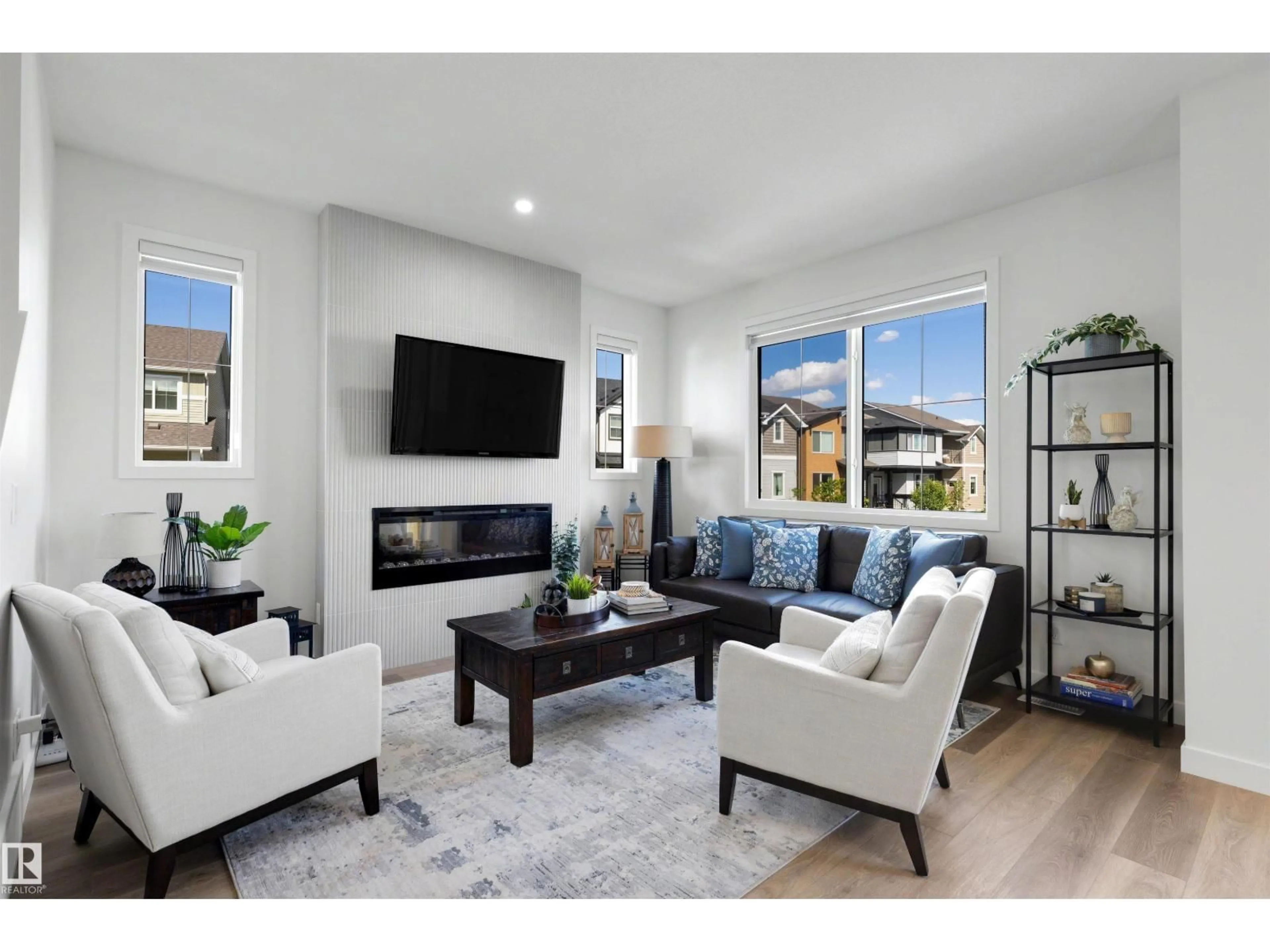 Living room with furniture, unknown for LI NW - 3569 ERLANGER LINK, Edmonton Alberta T6M1J5