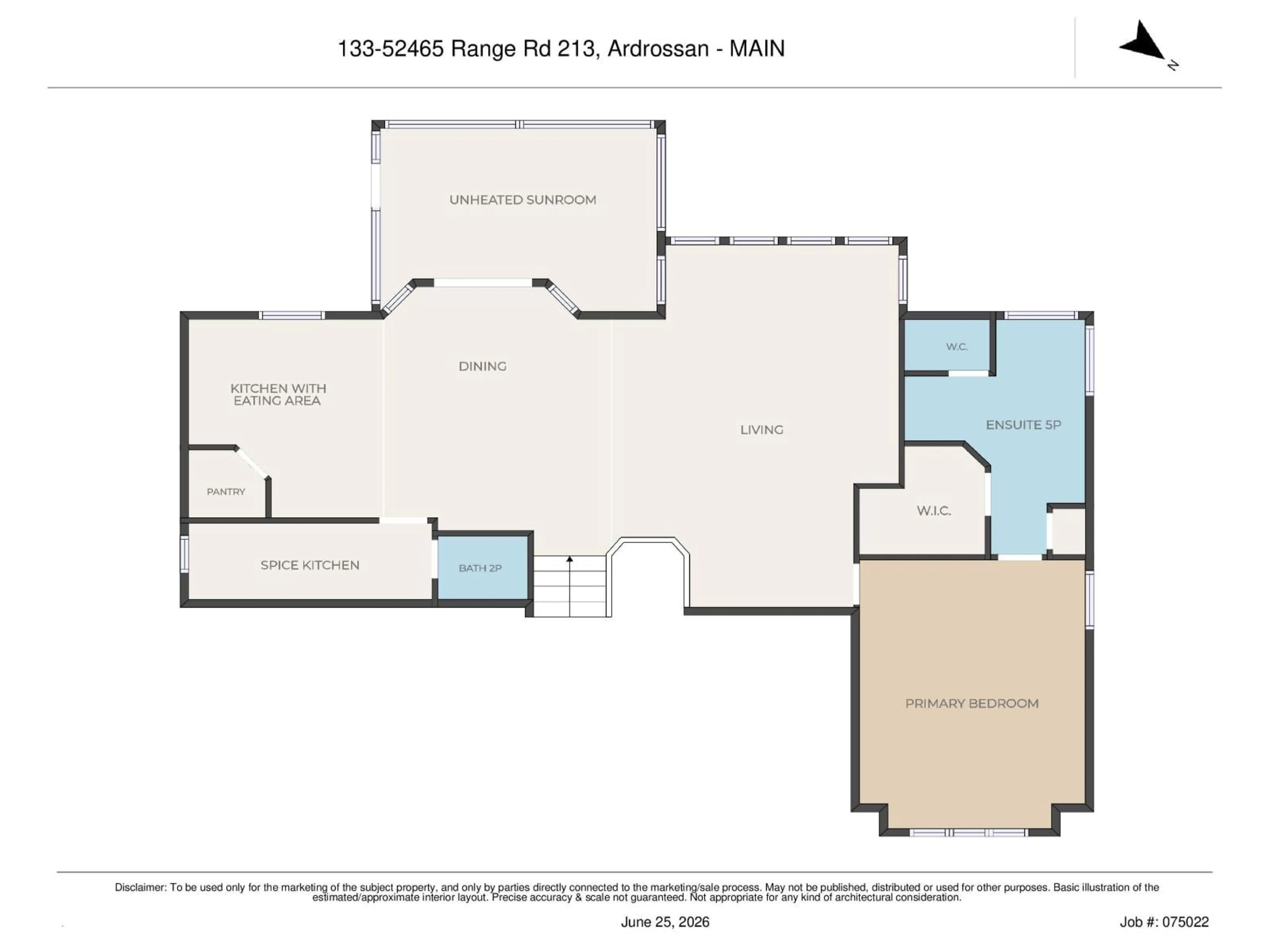 Floor plan for 133 52465 RGE ROAD 213, Rural Strathcona County Alberta T8G2E8