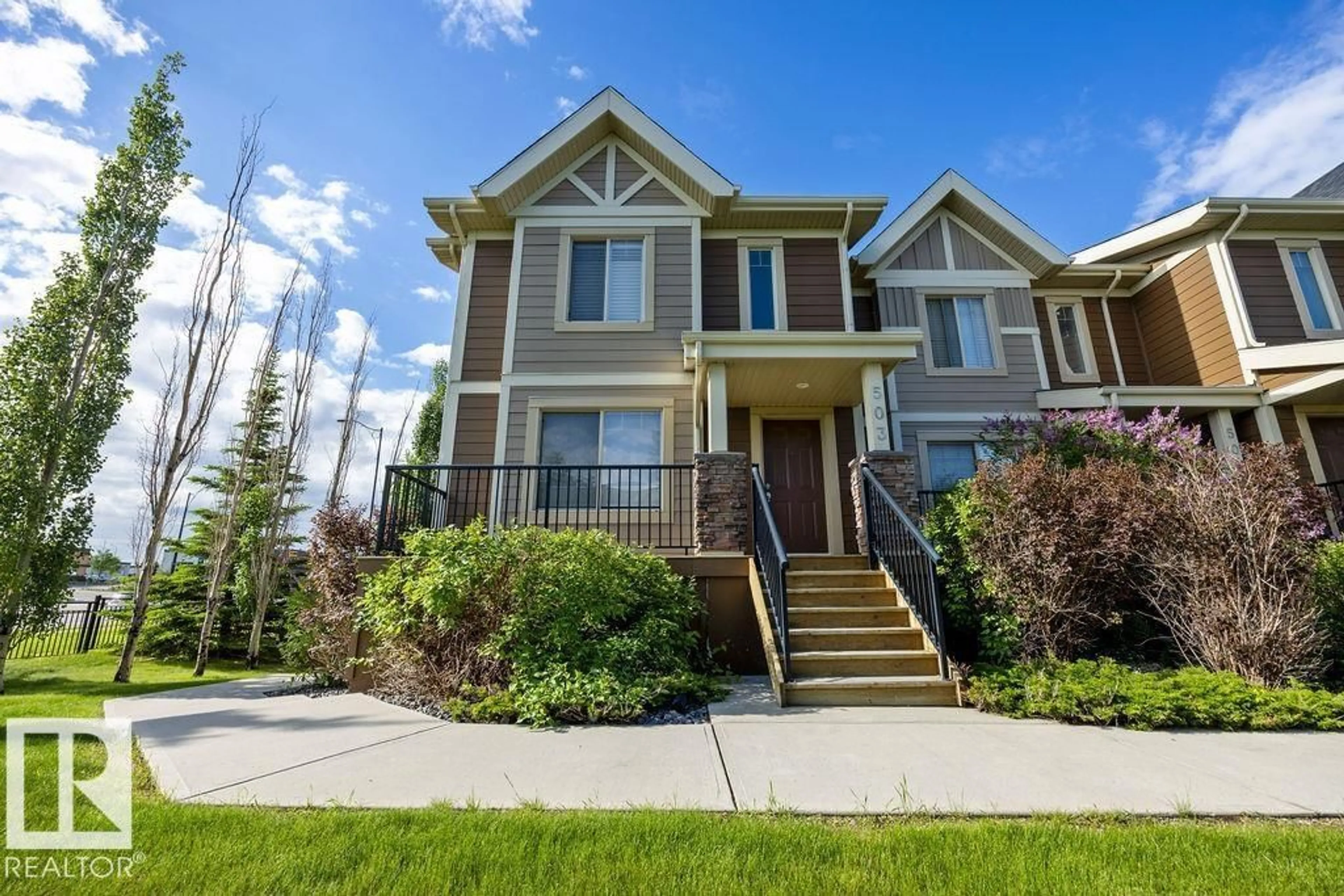 Home with vinyl exterior material, street for #503 - 401 PALISADES WAY, Sherwood Park Alberta T8H0R7