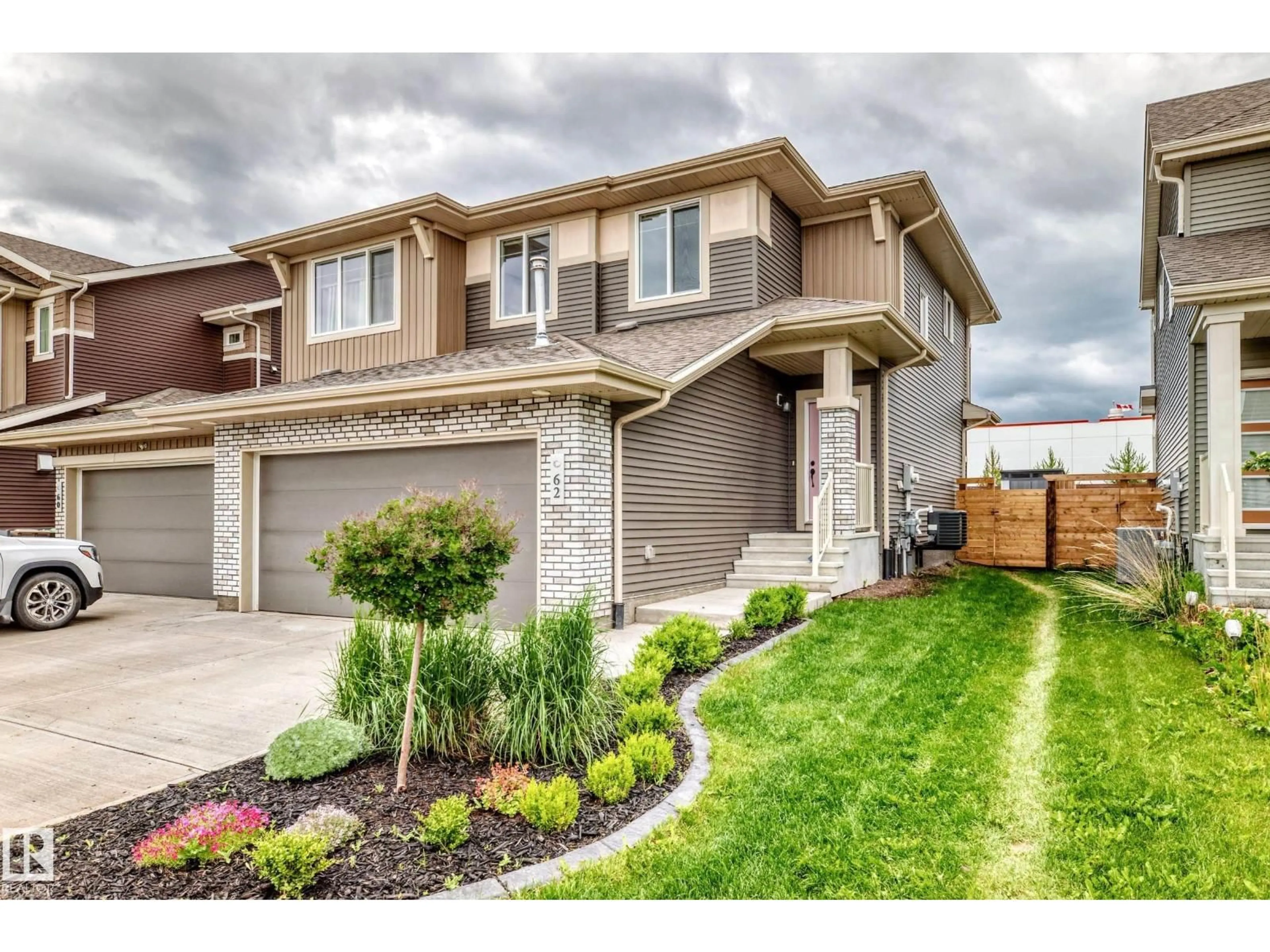 Home with brick exterior material, street for 62 JUNEAU WY, St. Albert Alberta T8N7N8