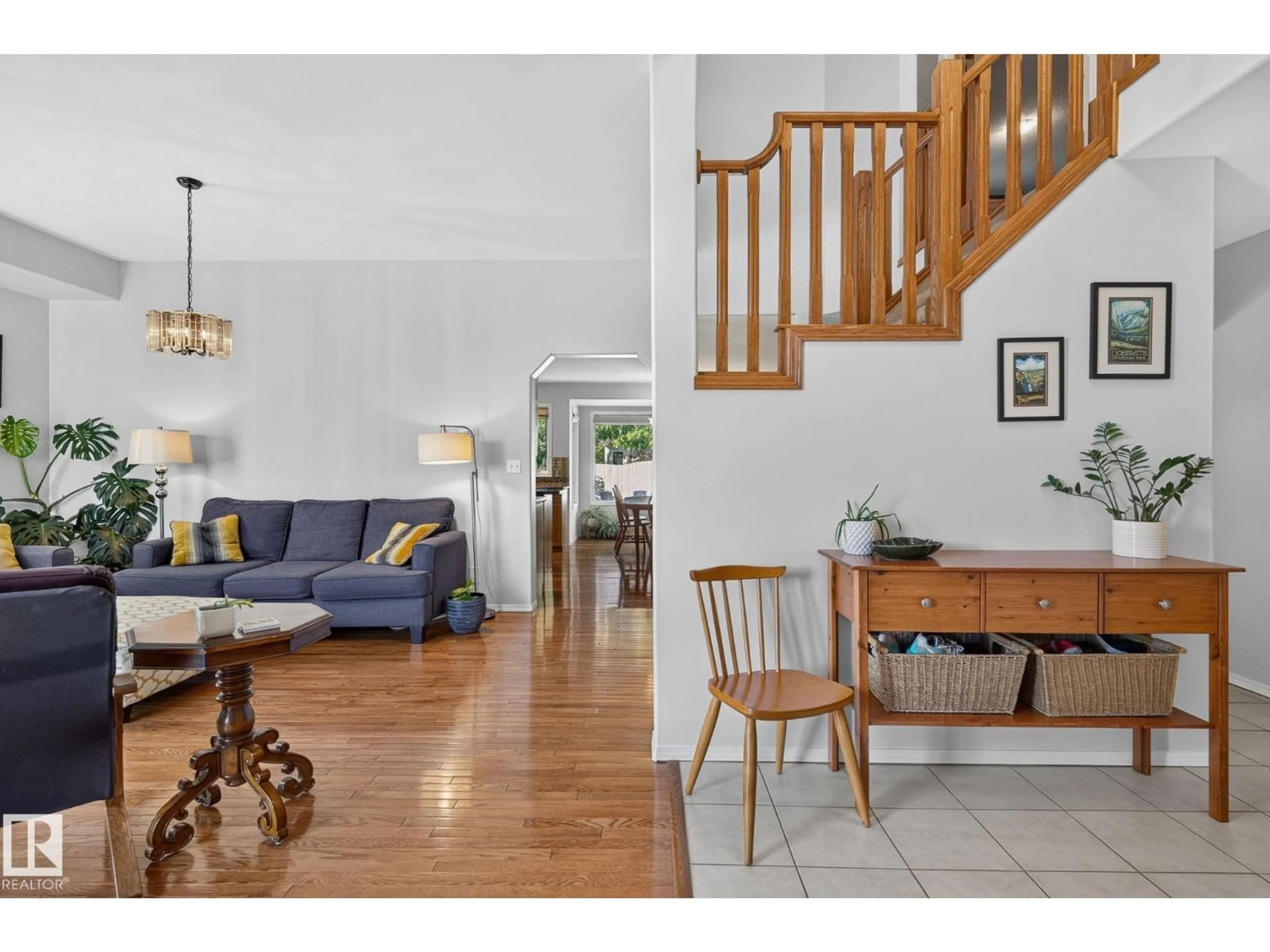Living room with furniture, unknown for 5939 157 AV, Edmonton Alberta T5Y2M8