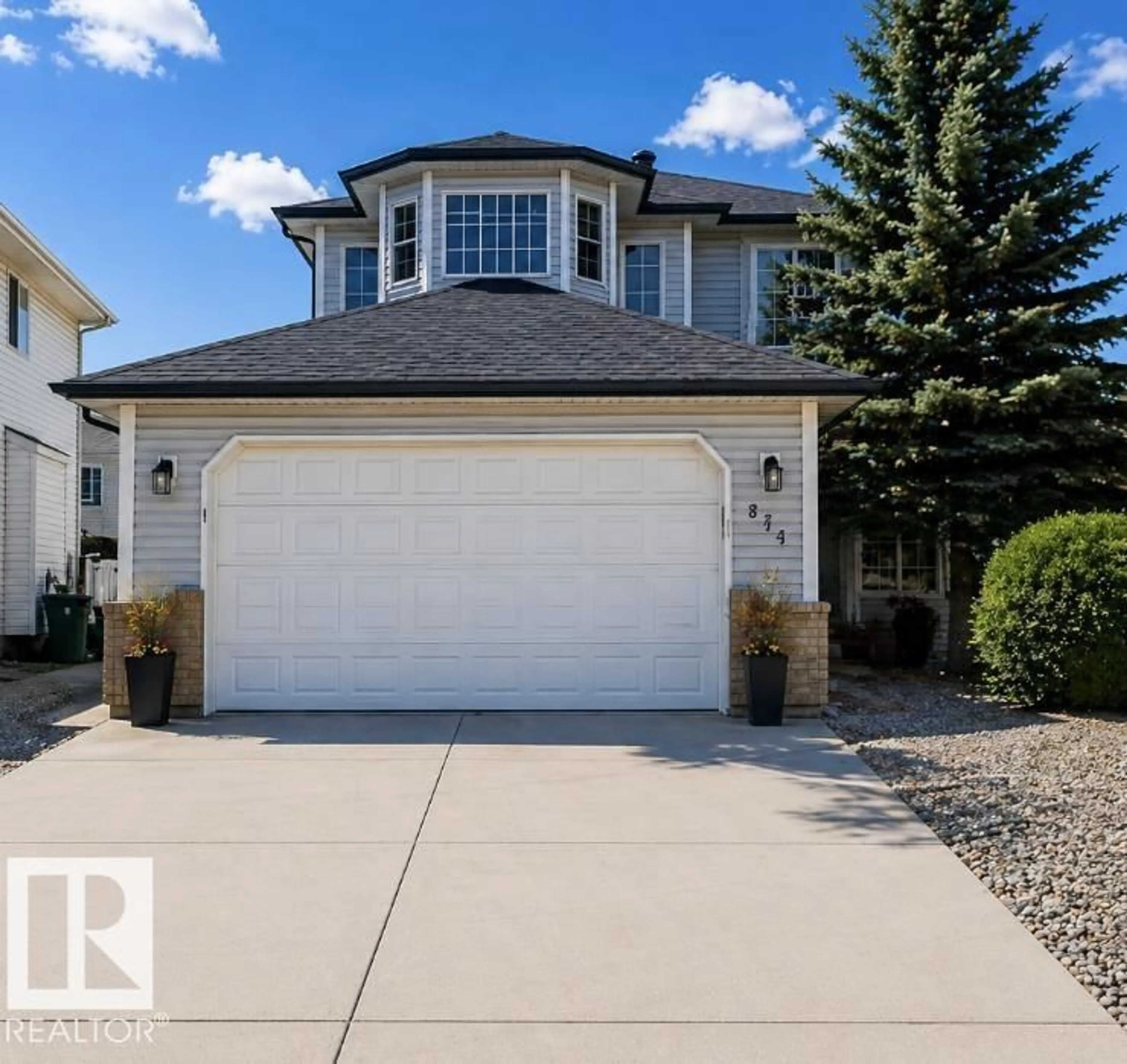 Home with vinyl exterior material, street for 874 RYAN PL, Edmonton Alberta T6R2N1