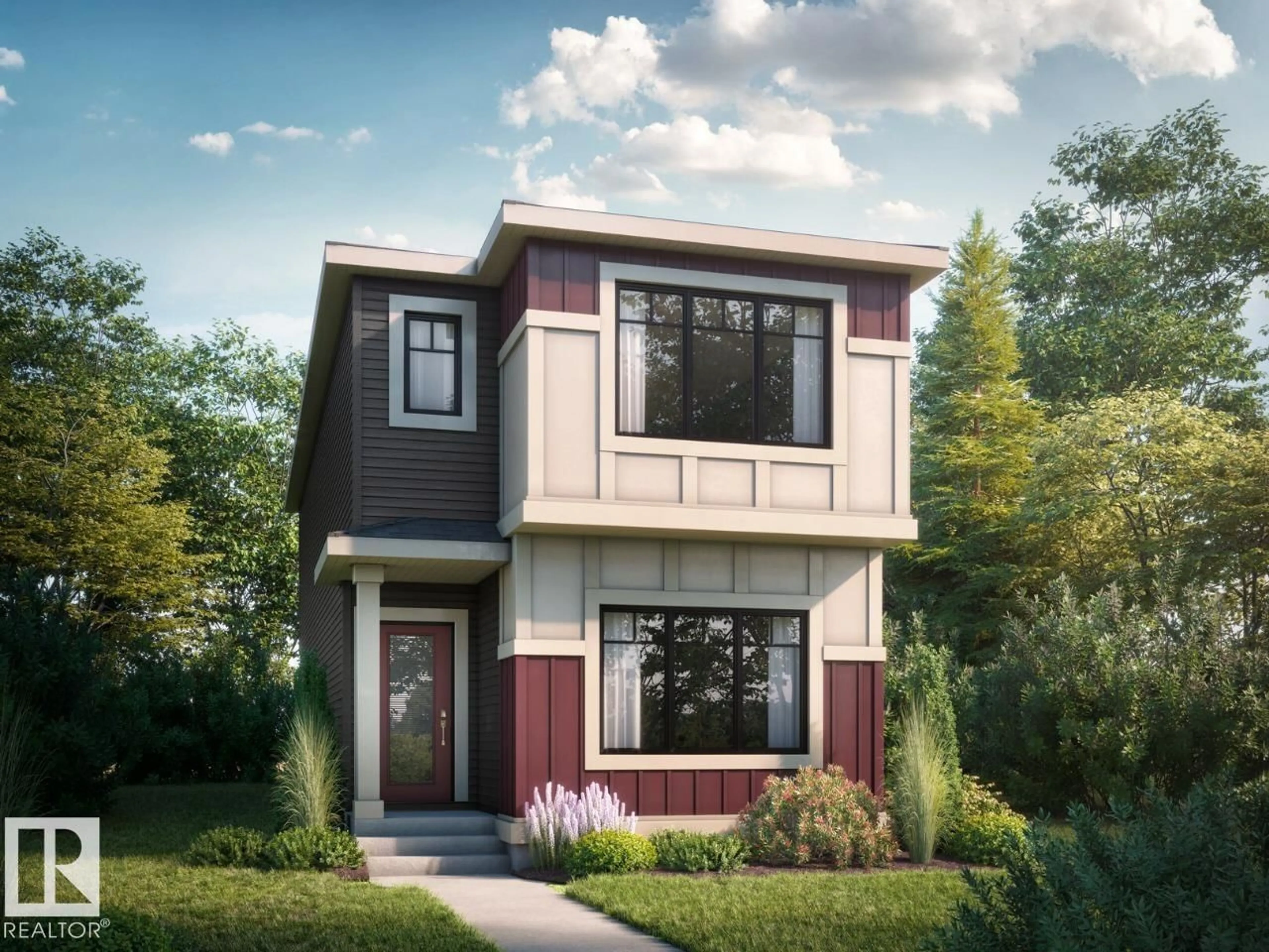 Home with brick exterior material, street for 2756 7 AV, Edmonton Alberta T6X1N8