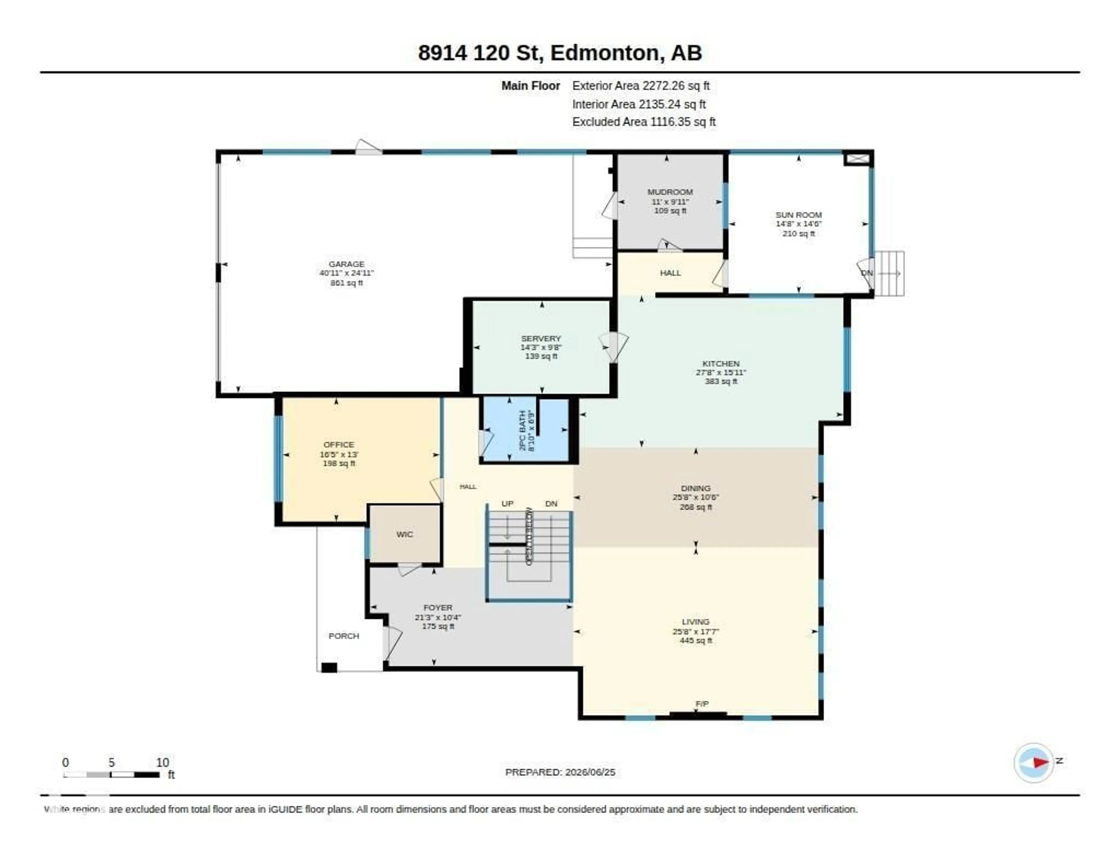 Floor plan for 8914 120 ST, Edmonton Alberta T6G1X5