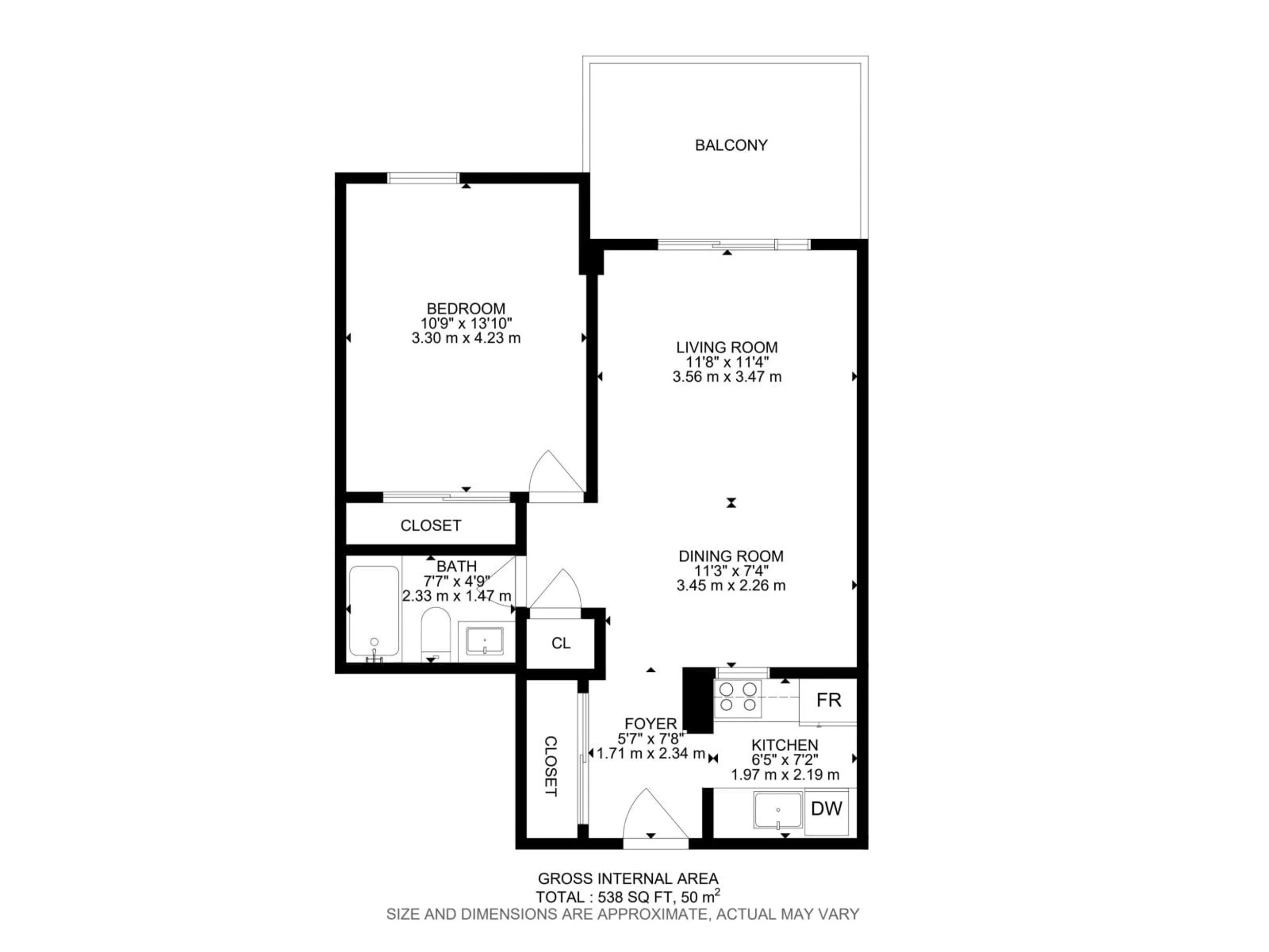 Floor plan for #304 - 10140 120 ST, Edmonton Alberta T5K1Z8
