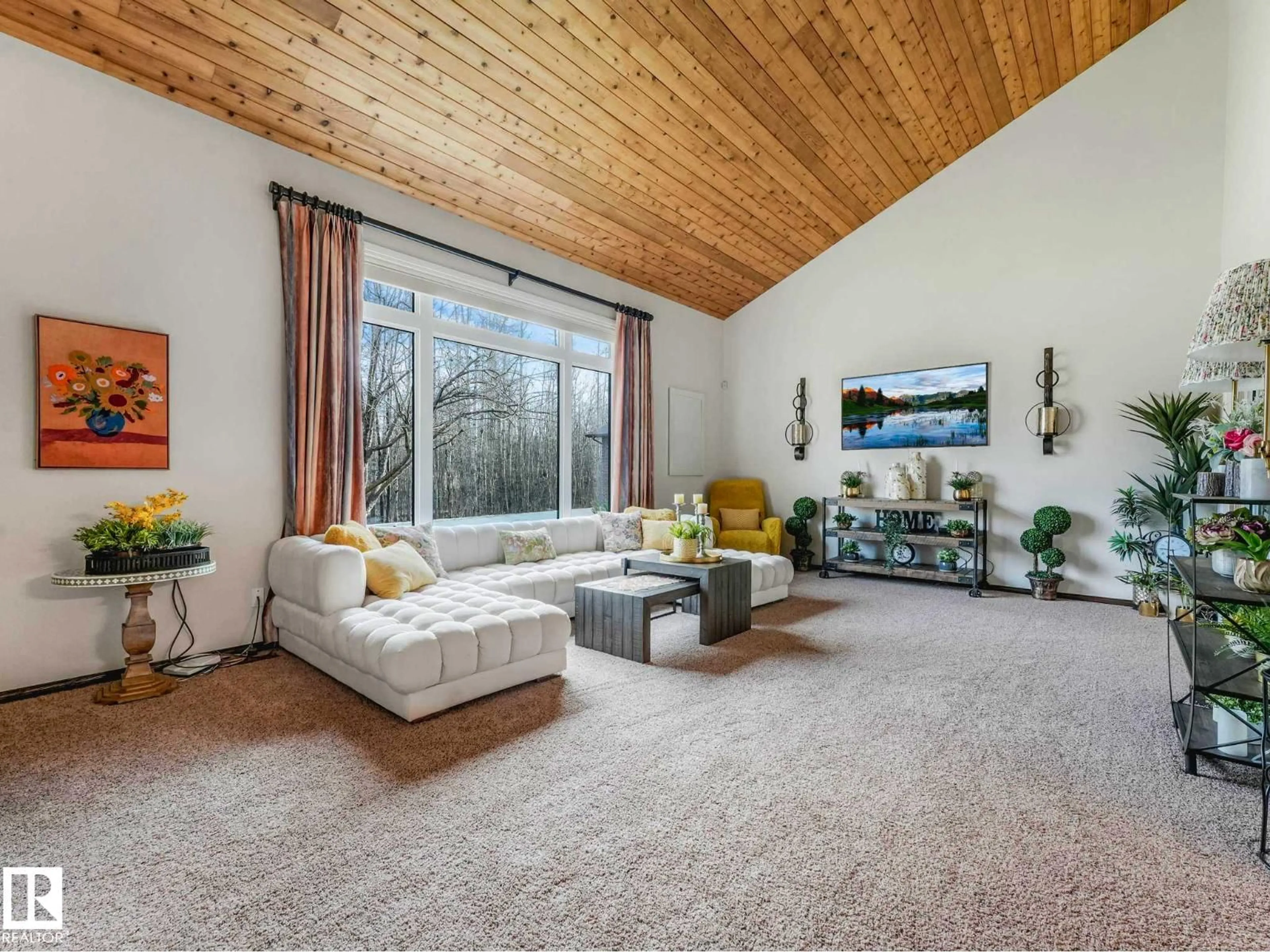 Living room with furniture, unknown for #182 - 51313 RGE ROAD 231, Rural Strathcona County Alberta T8B1K7