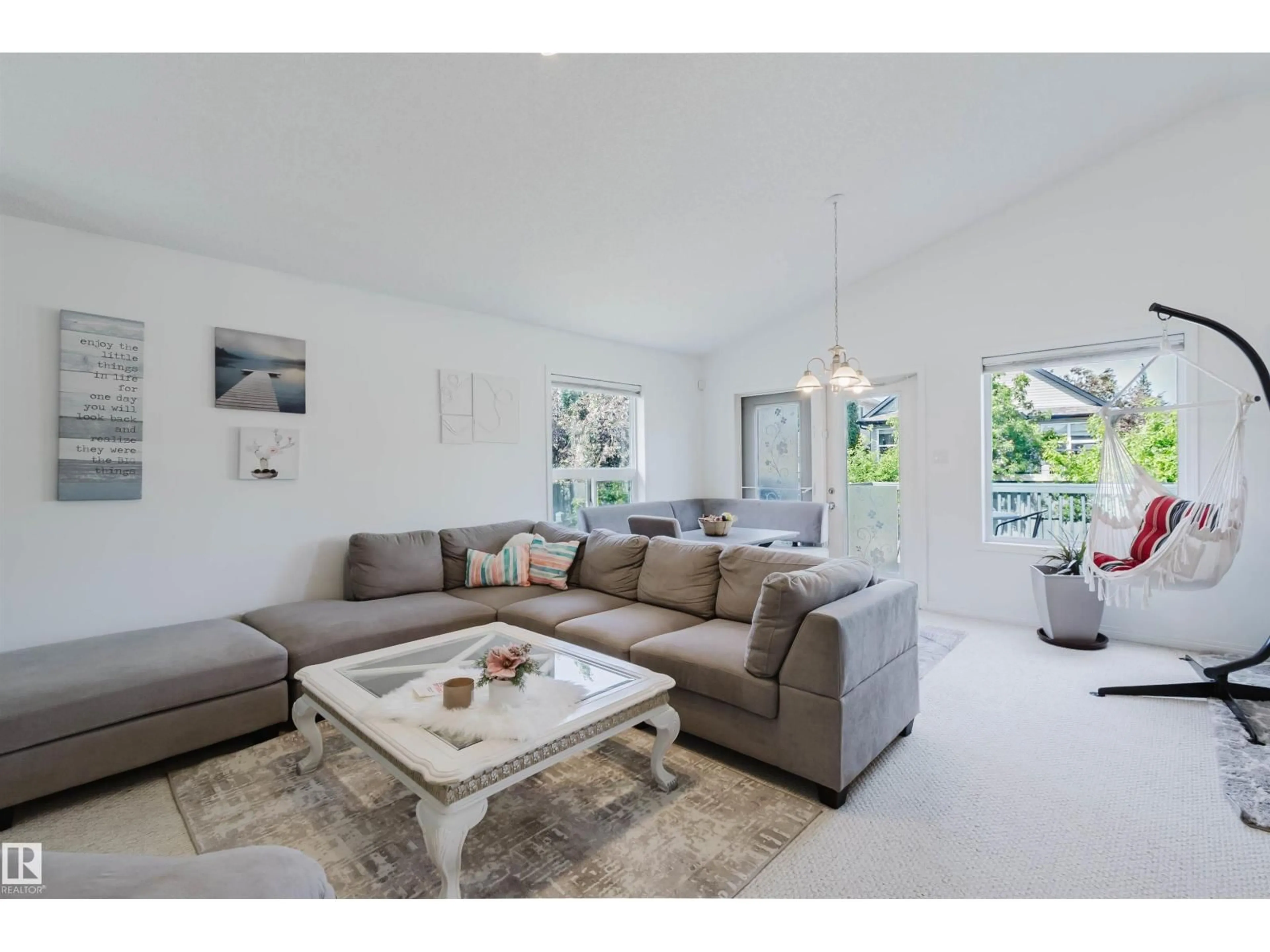 Living room with furniture, unknown for SW SW - 1743 MELROSE CR, Edmonton Alberta T6W0A3