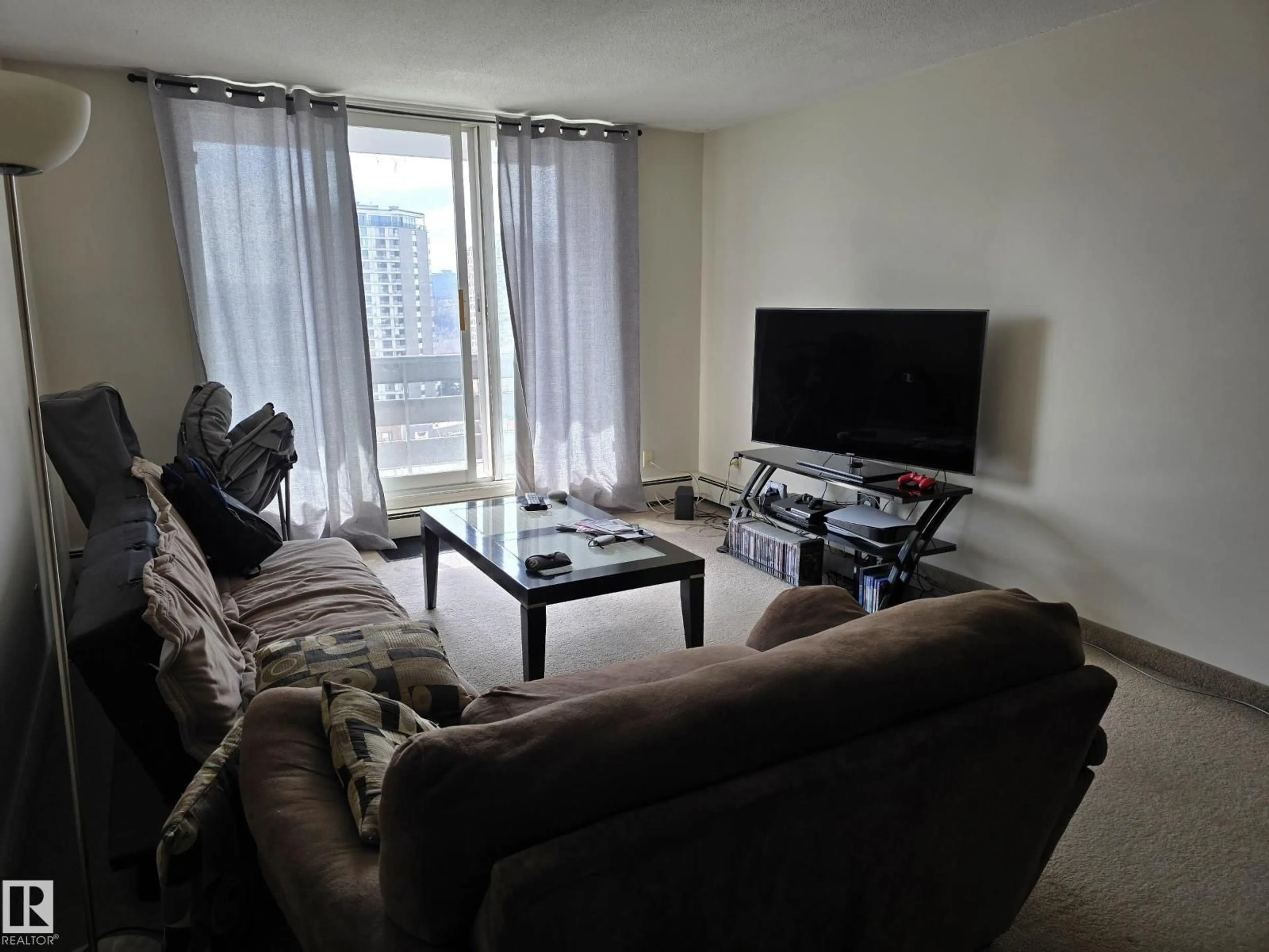 Living room with furniture, unknown for 10160 - 1208 116 ST, Edmonton Alberta T5K1V9