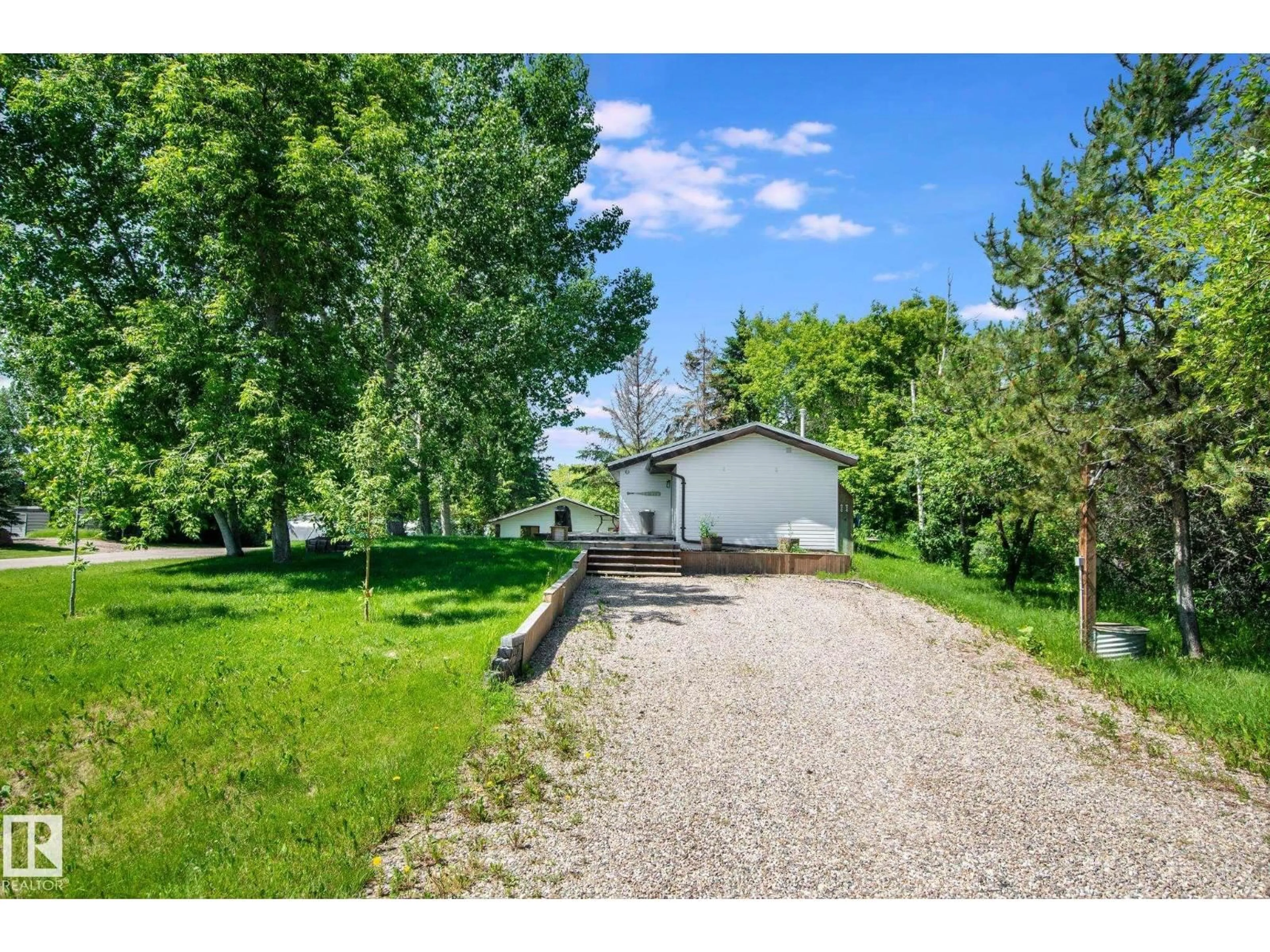 A pic from outside/outdoor area/front of a property/back of a property/a pic from drone, unknown for #302 - 61314 RGE RD 463, Rural Bonnyville M.D. Alberta T9N2J6
