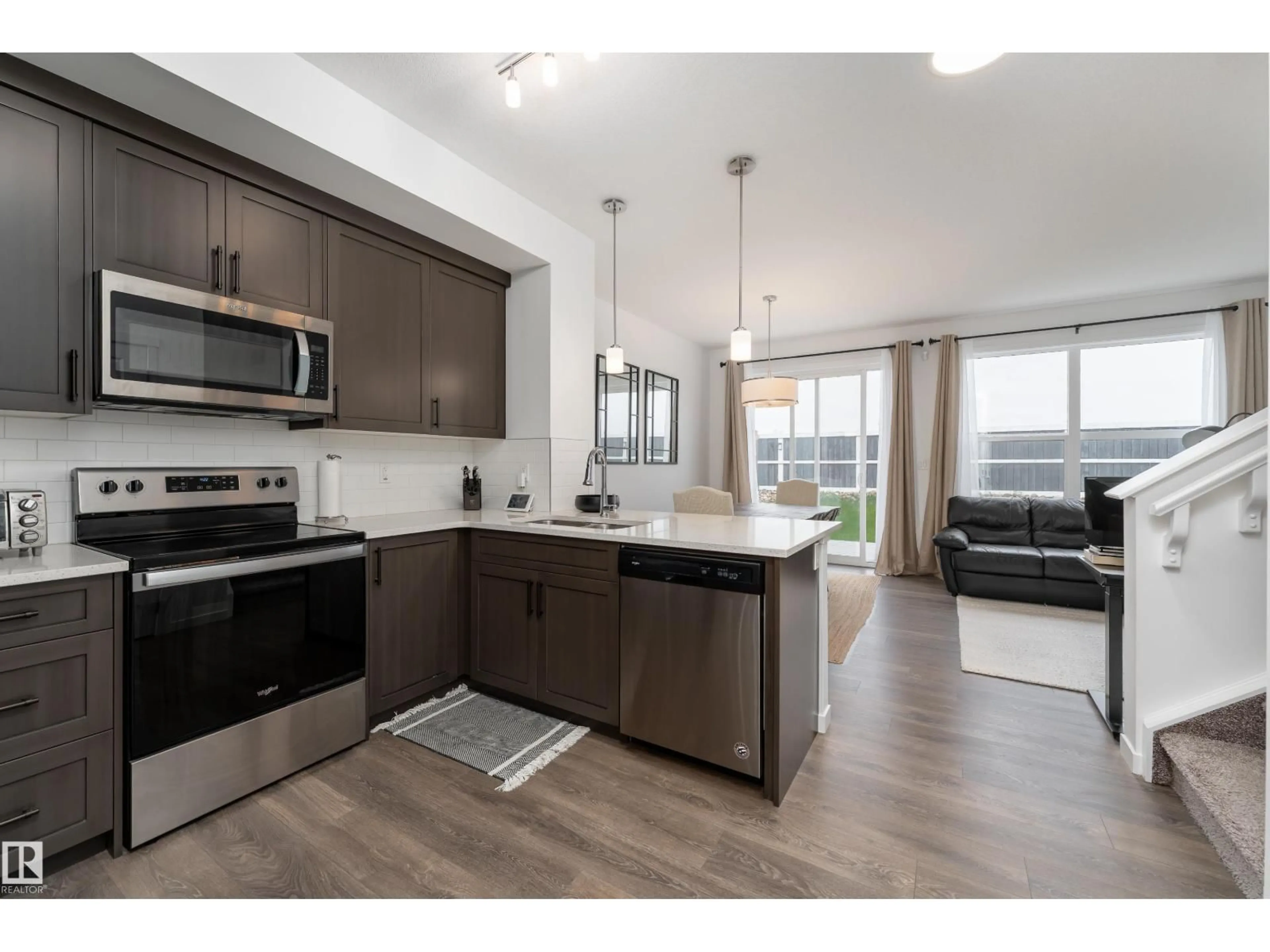Open concept kitchen, unknown for NW - 2522 152 AV, Edmonton Alberta T5Y3Z1