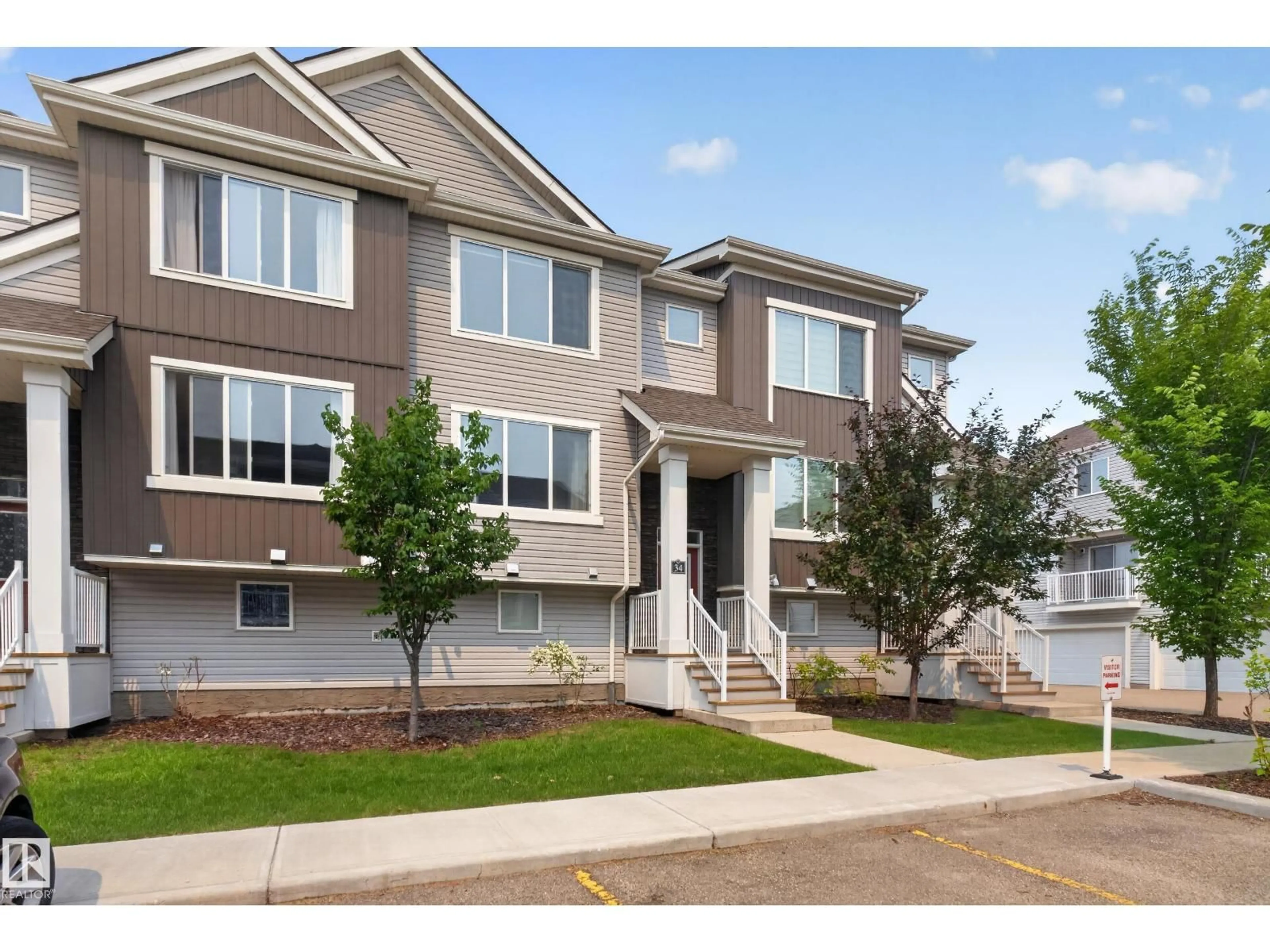 Home with vinyl exterior material, street for #34 - 2121 HADDOW DR, Edmonton Alberta T6R0W6