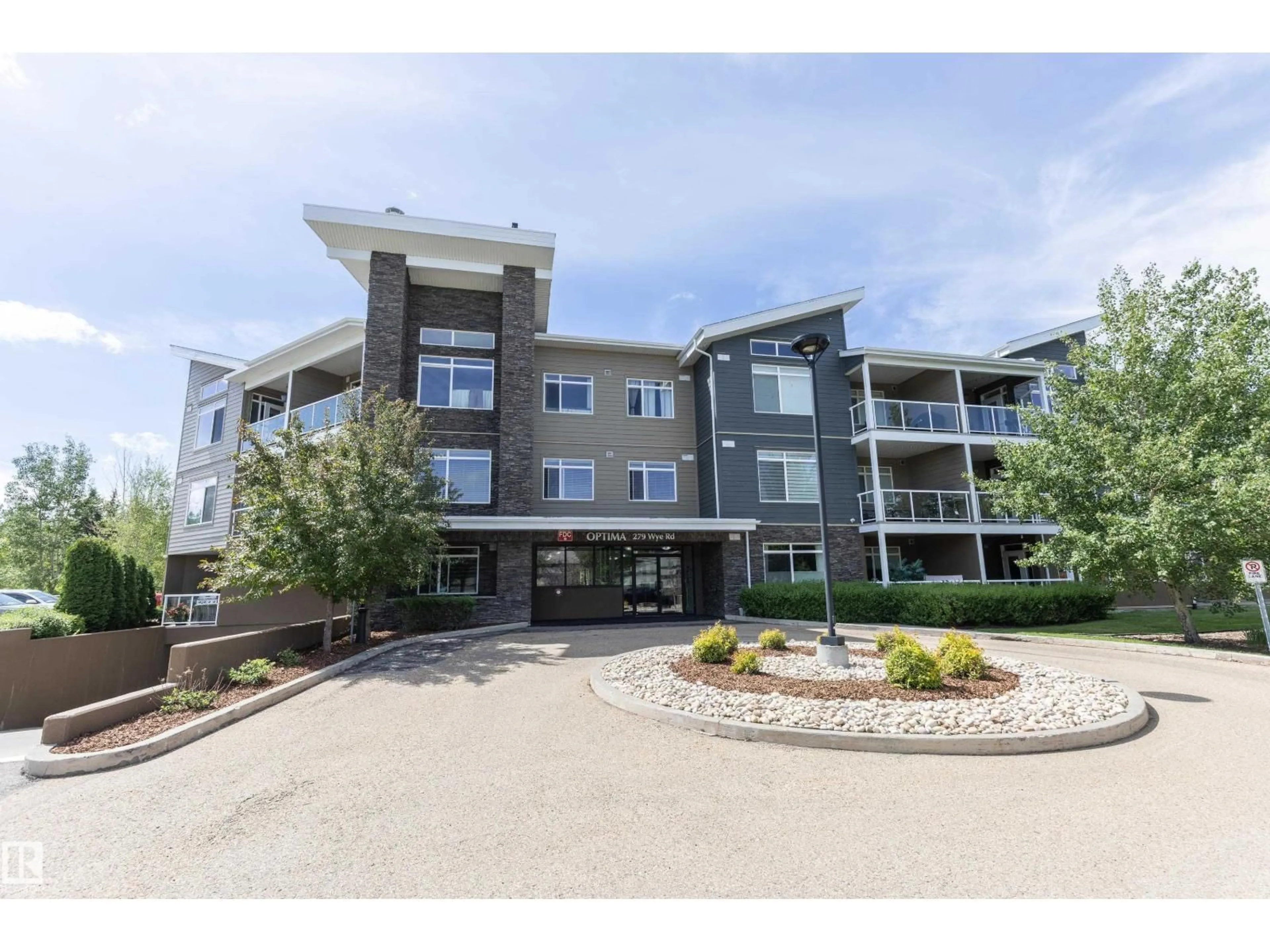 A pic from outside/outdoor area/front of a property/back of a property/a pic from drone, unknown for #307 - 279 WYE RD, Sherwood Park Alberta T8B0A4